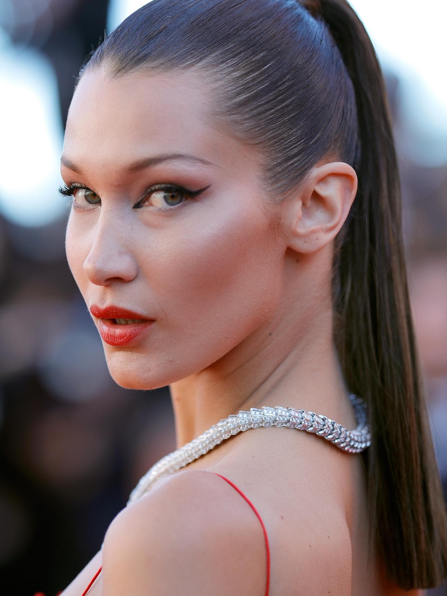 Bella Hadid Gesicht