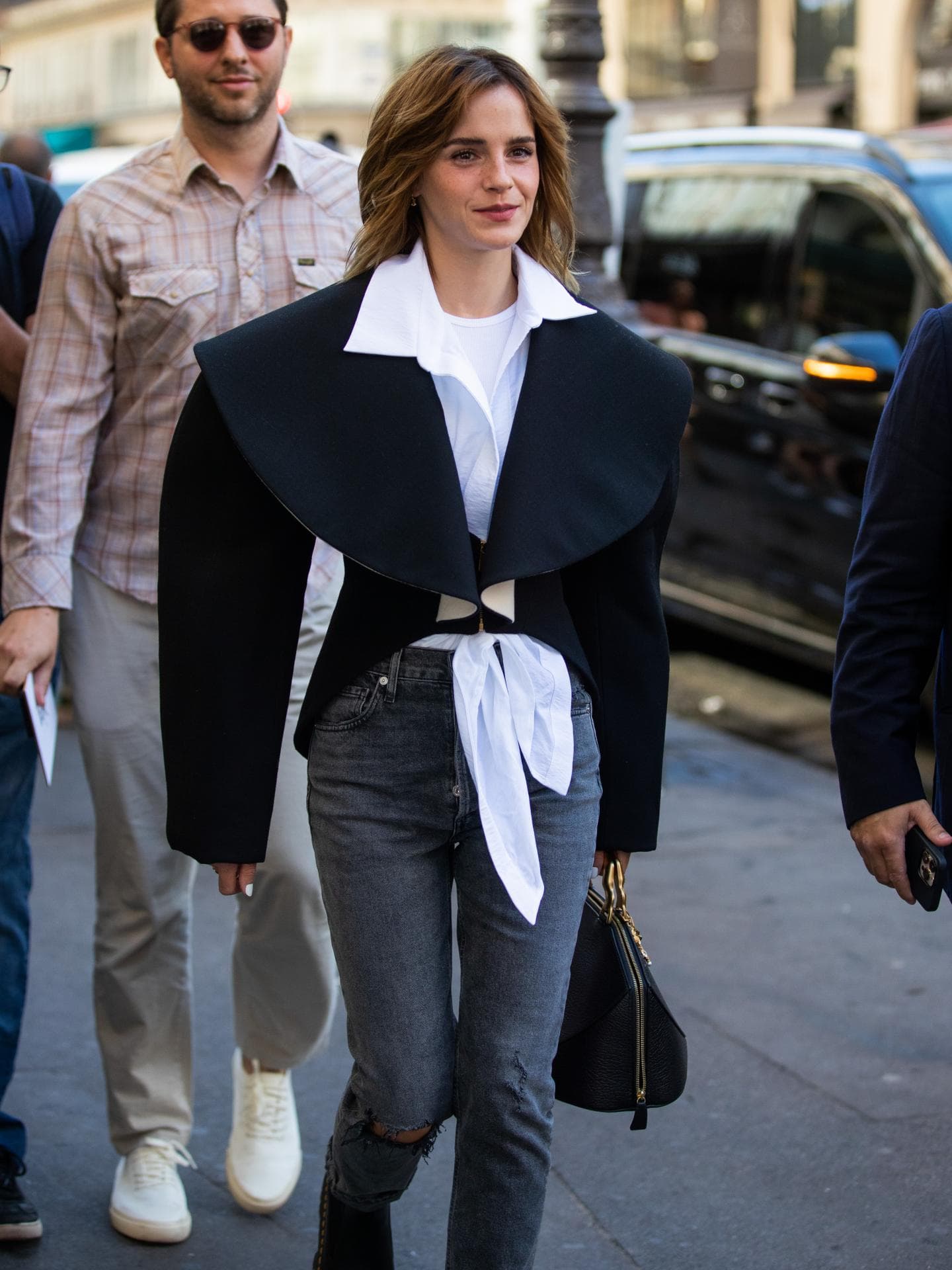 Emma Watson trägt Skinny Jeans