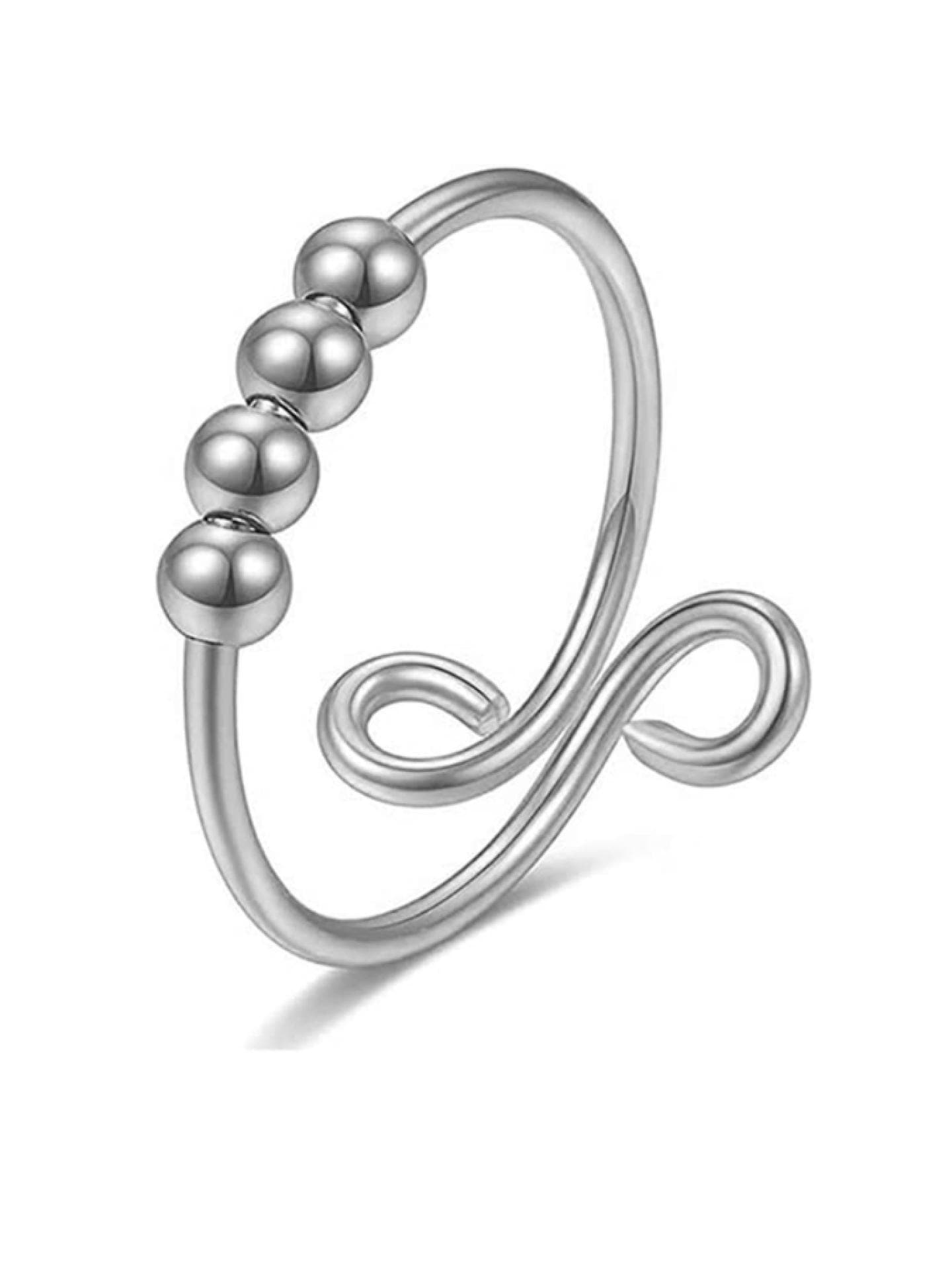 Fidget Ringe 925 Sterling Silber