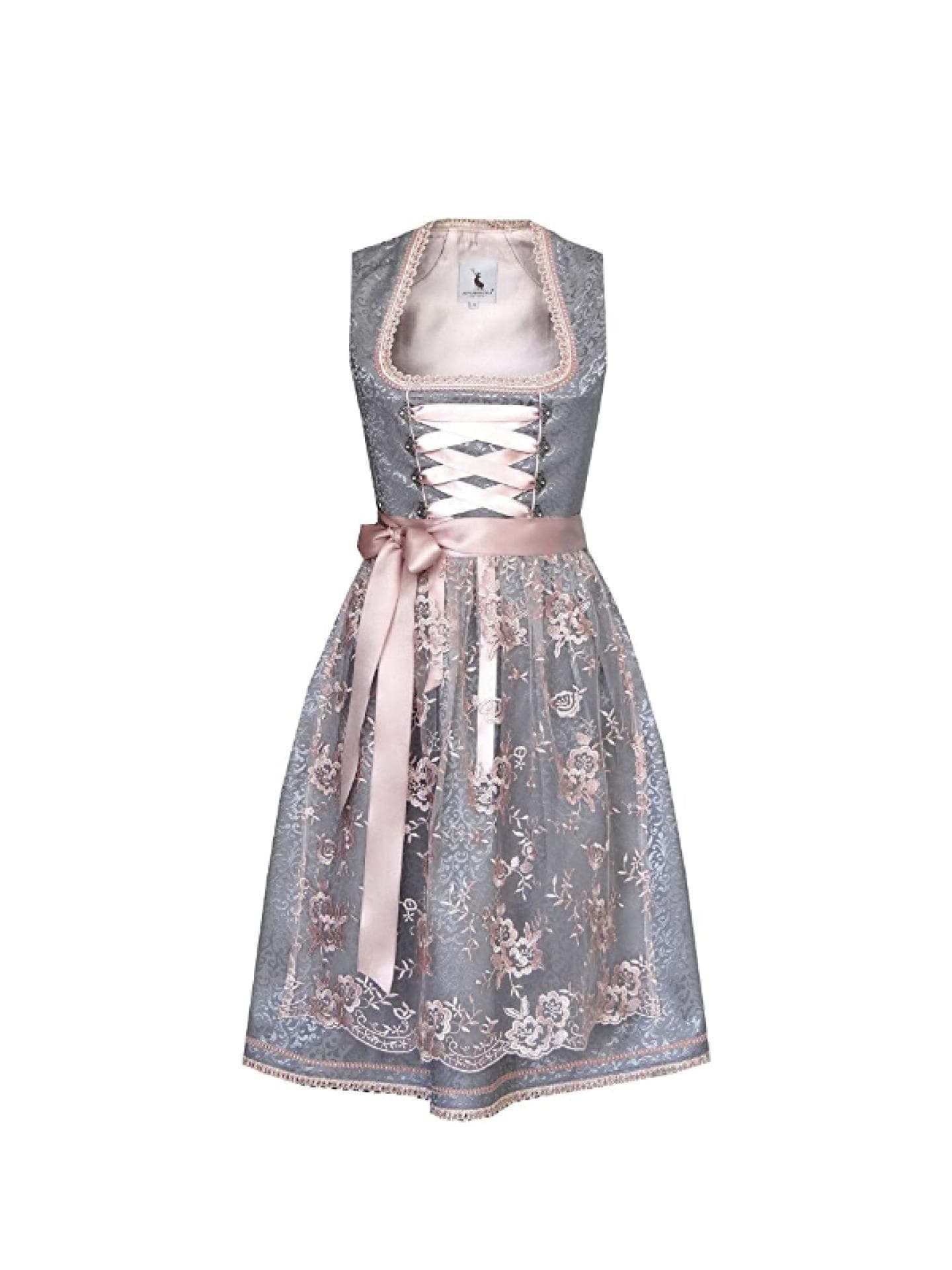 Dirndl rosa blau
