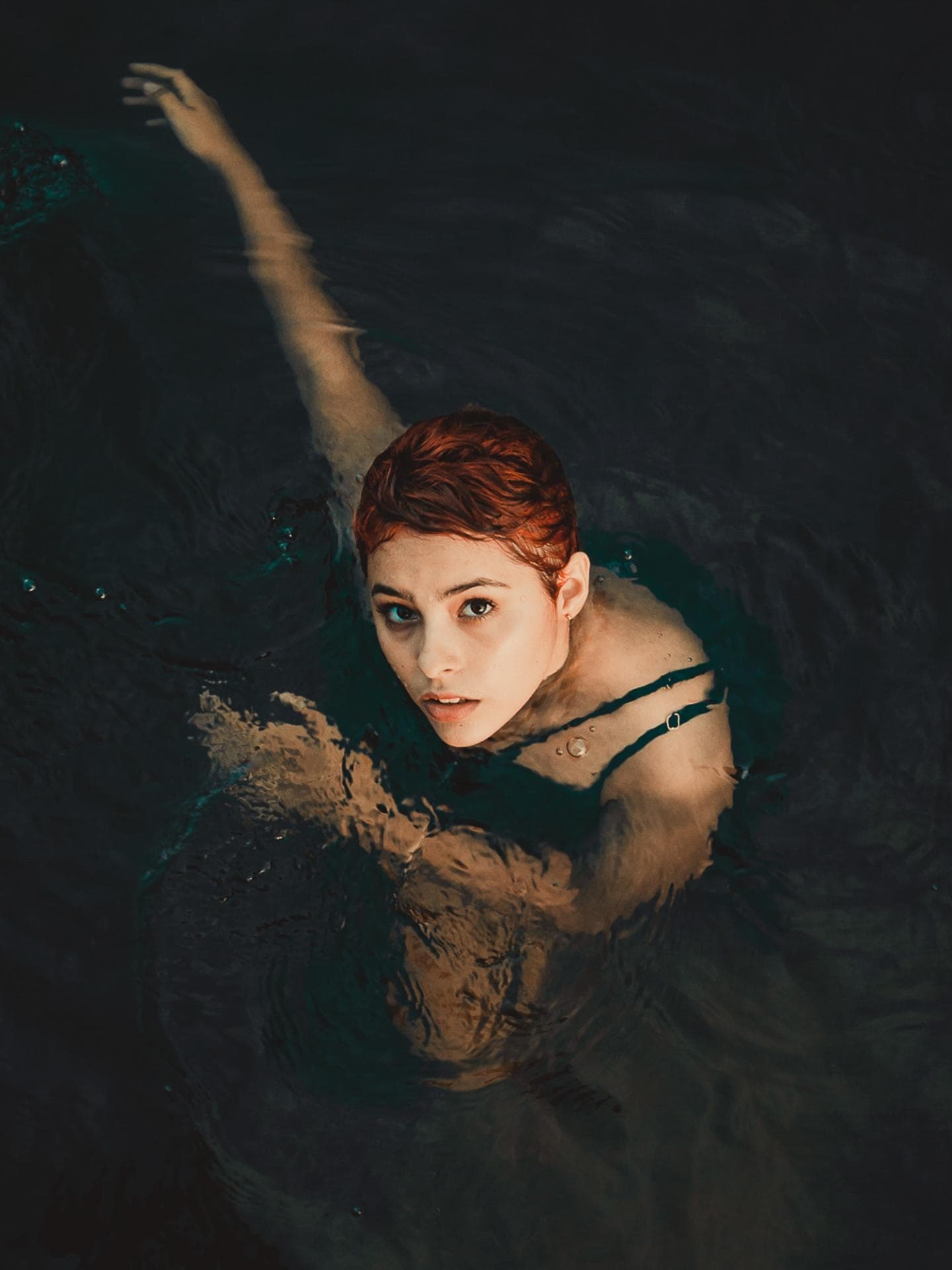 Frau im Wasser
