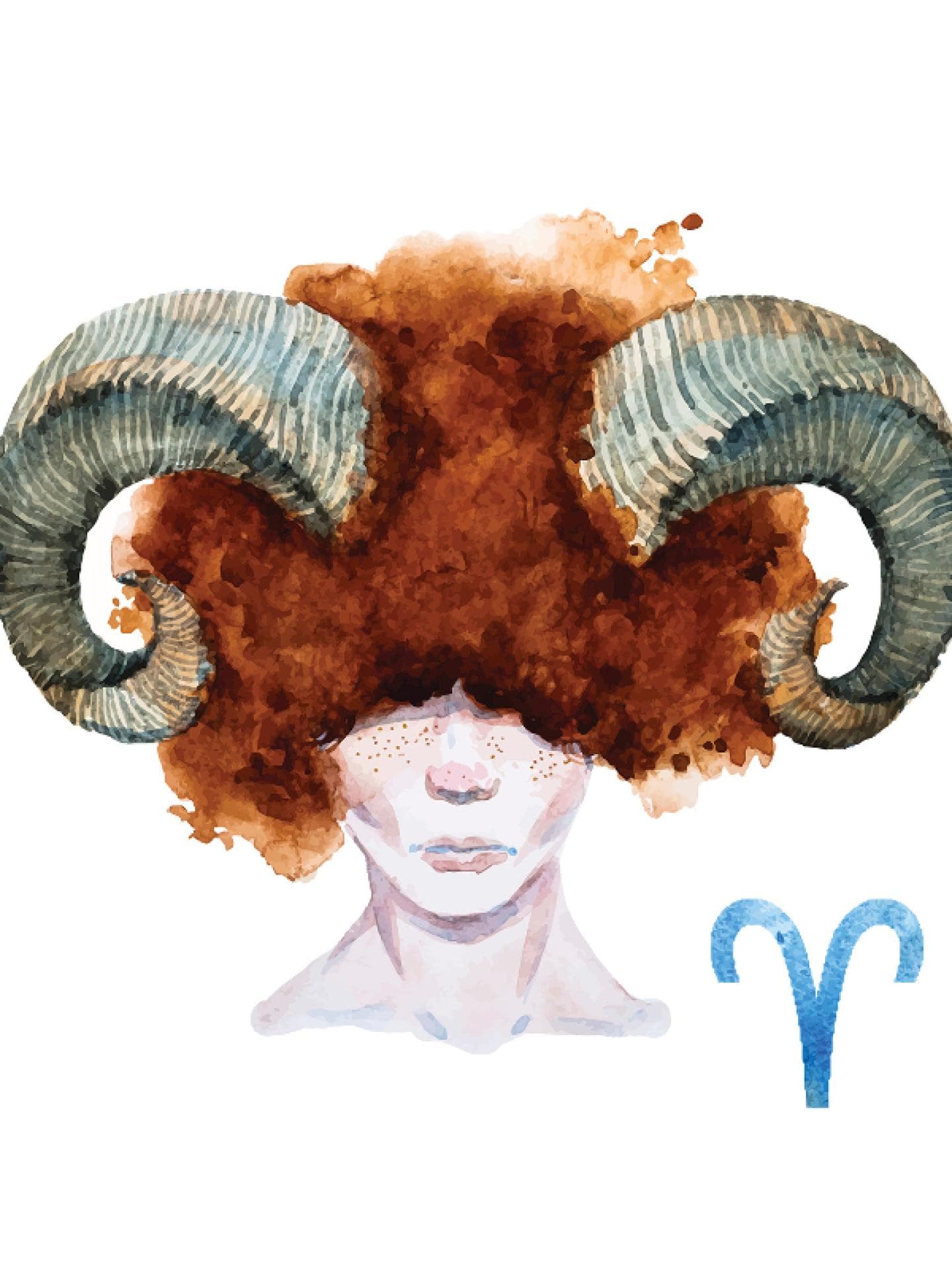 Sternzeichen Widder Illustration