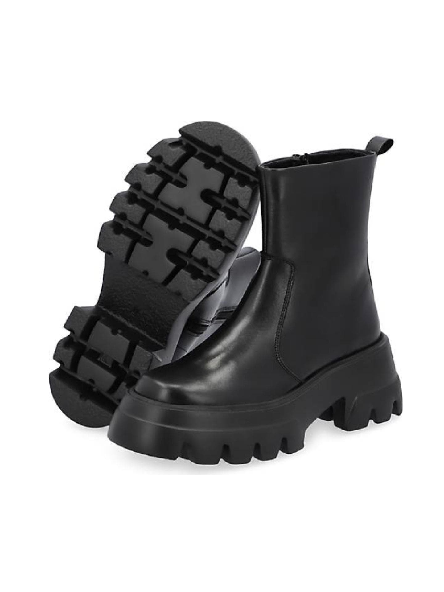 Schwarze Plateau-Stiefelette von Another A 