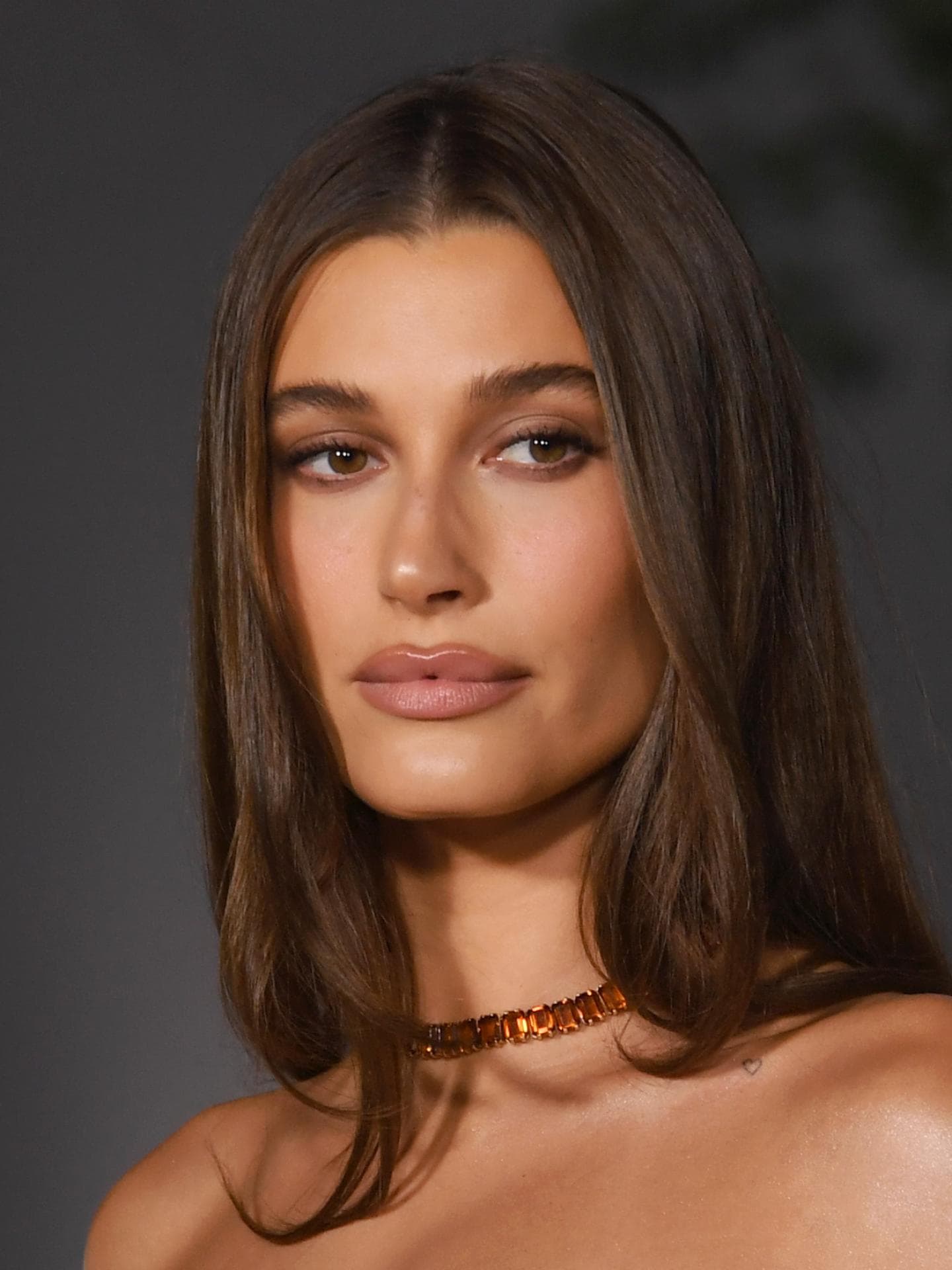 Hailey Bieber Smoked Chestnut