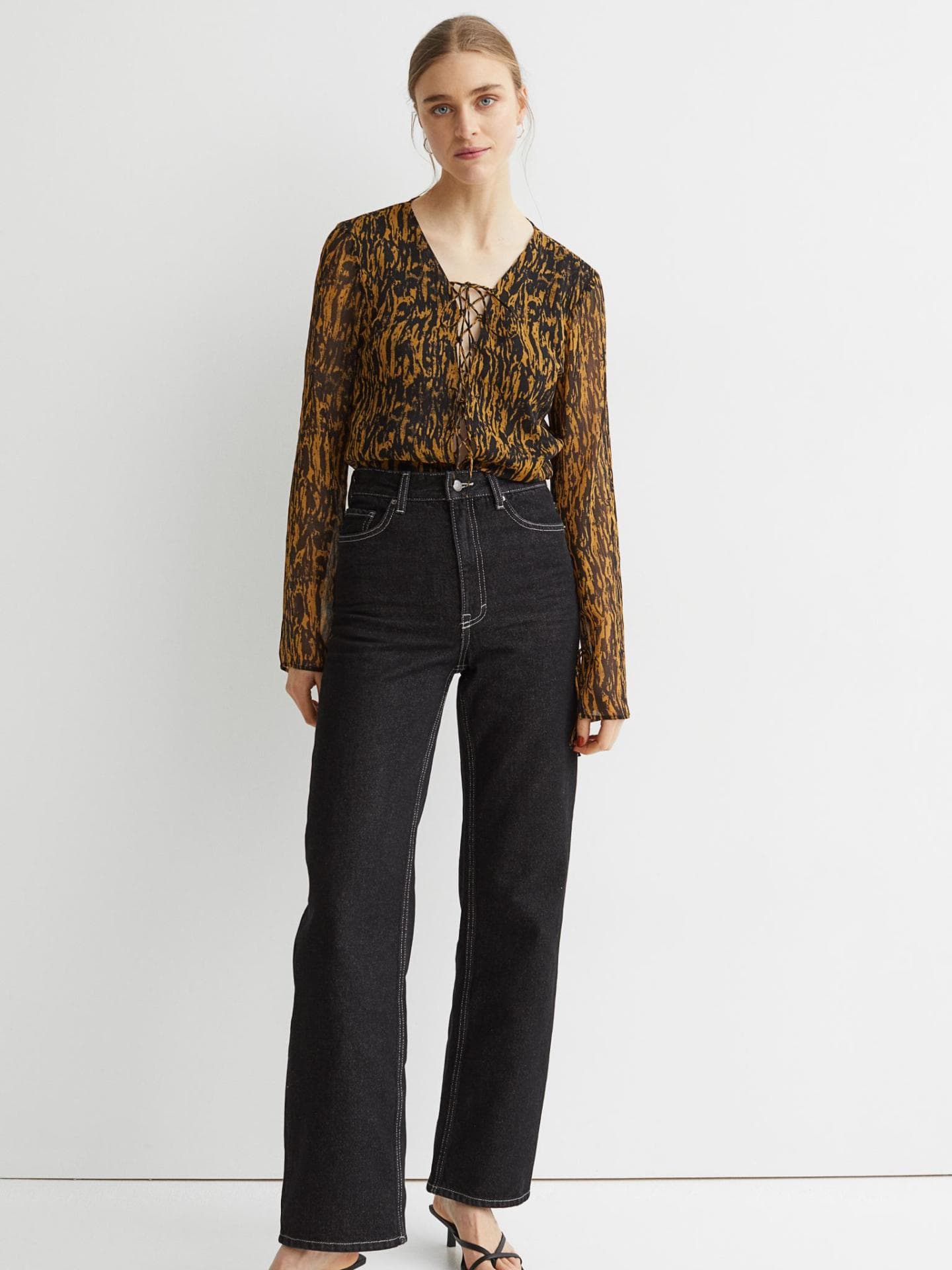H&M schwarze Jeans