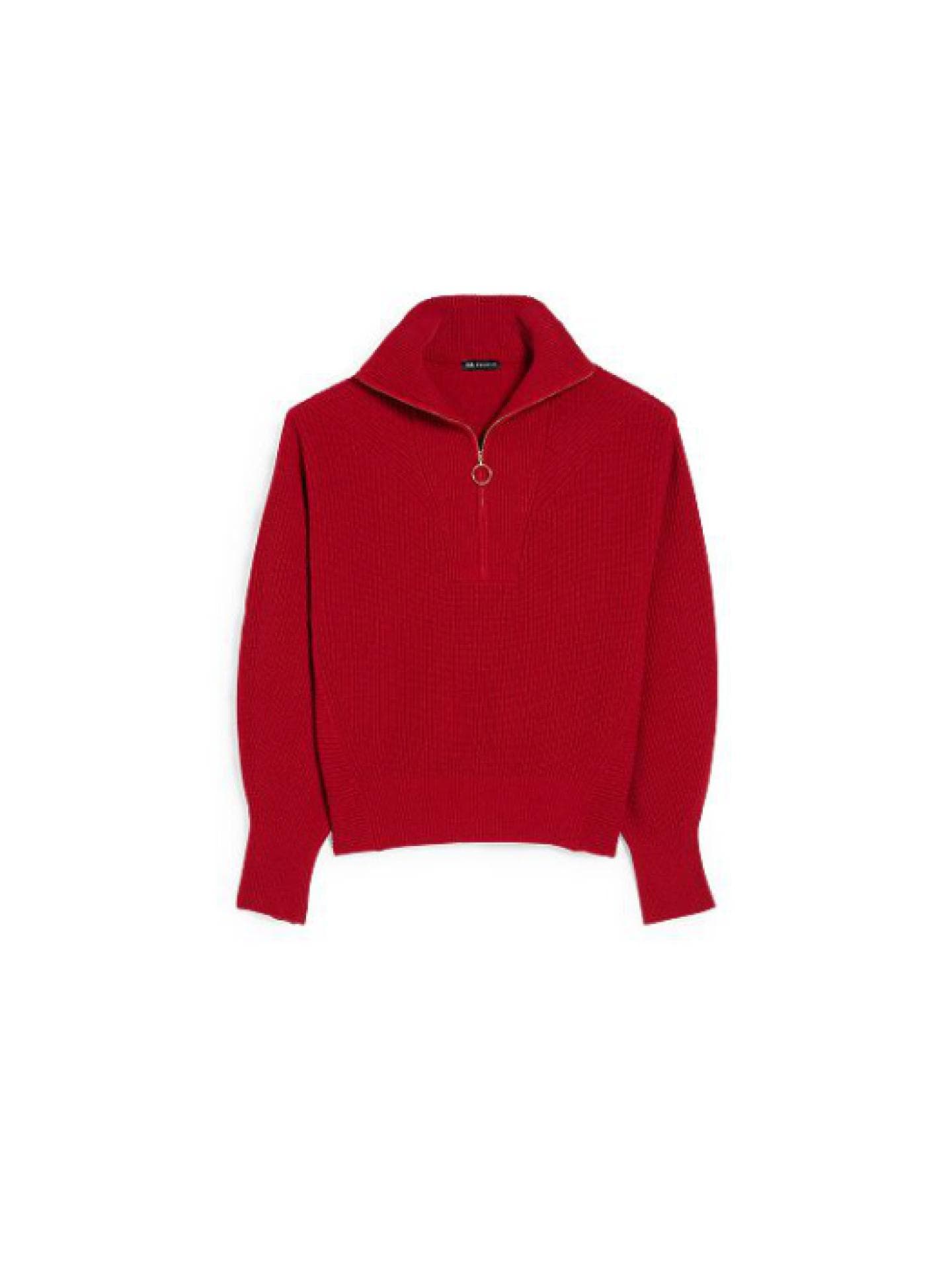 Roter Pullover