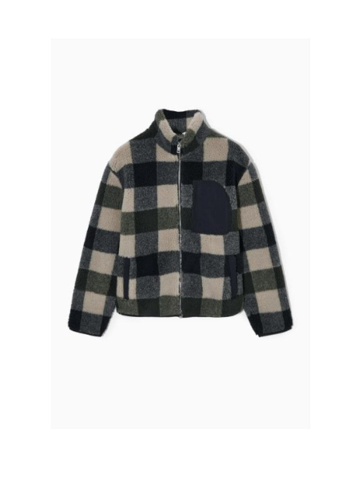 Karierte Jacke