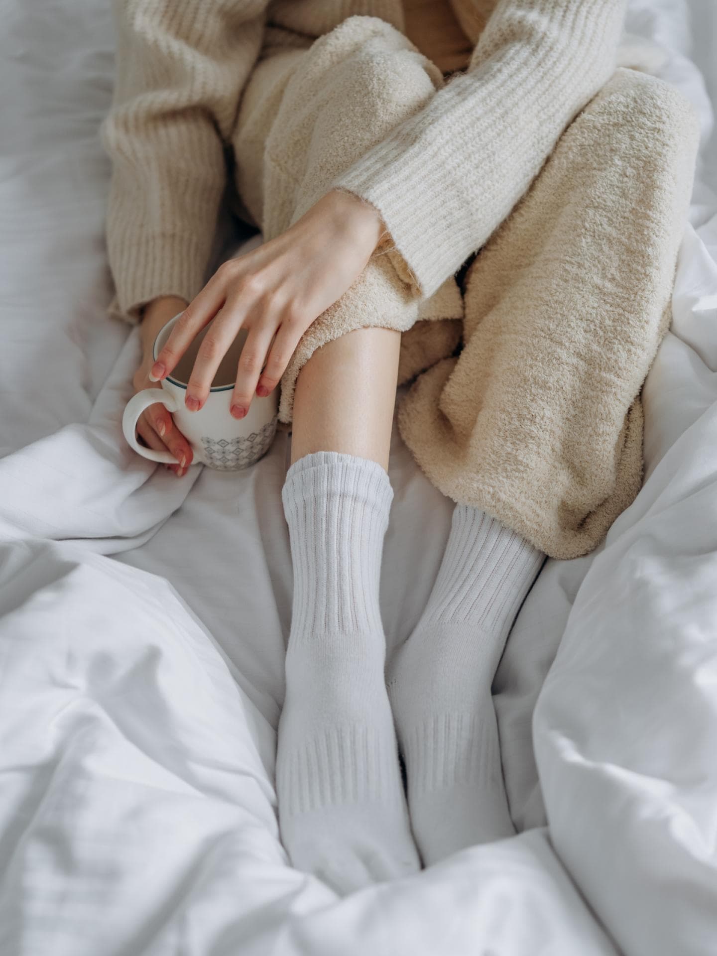 Füße mit Socken