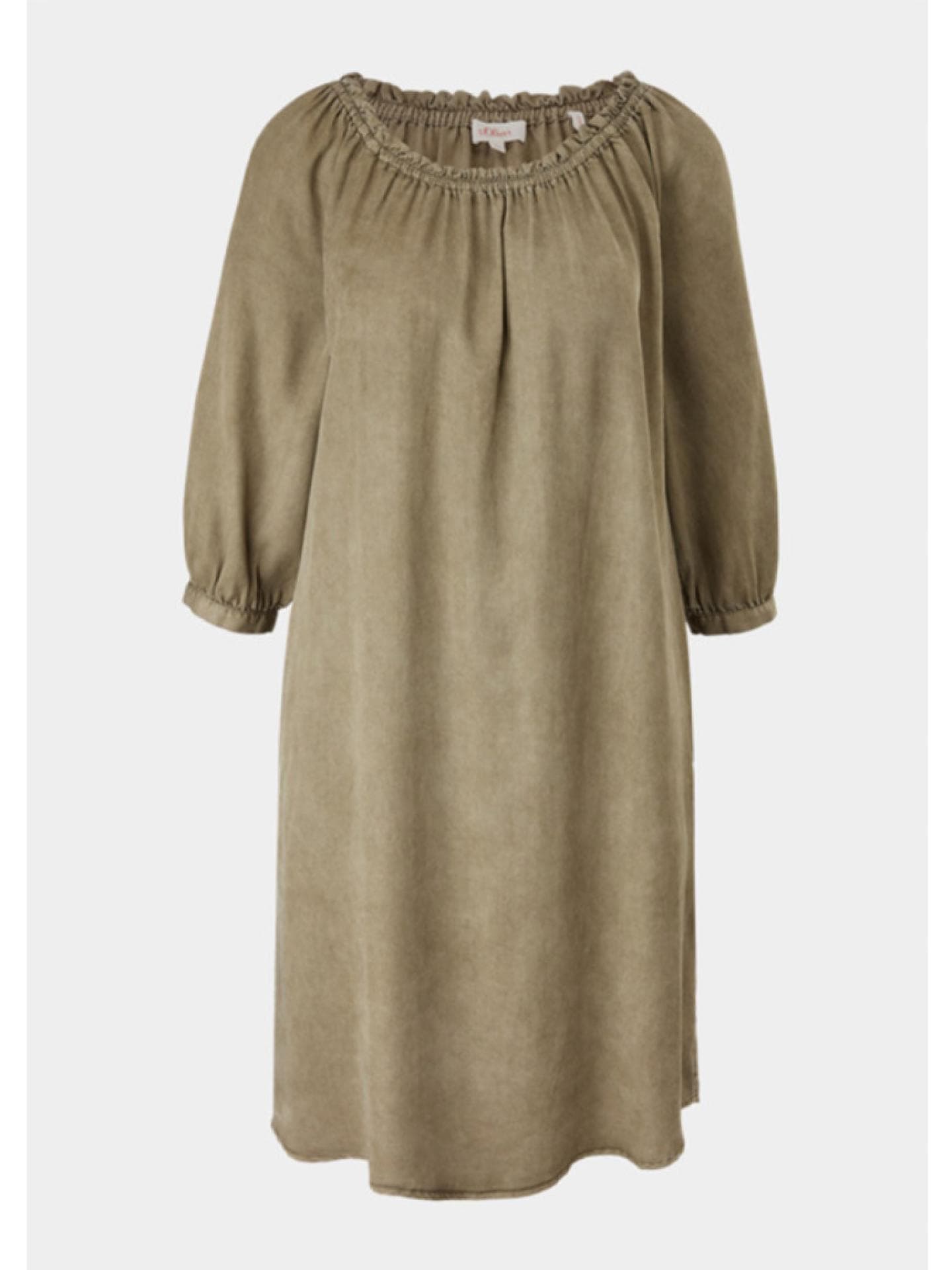 Kleid mit Raffung
