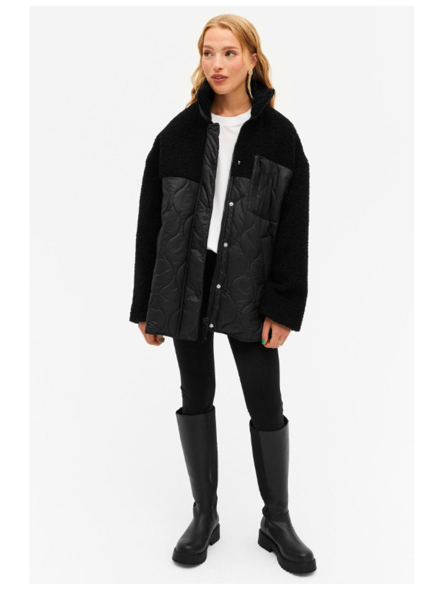 Shearling Steppjacke H&M