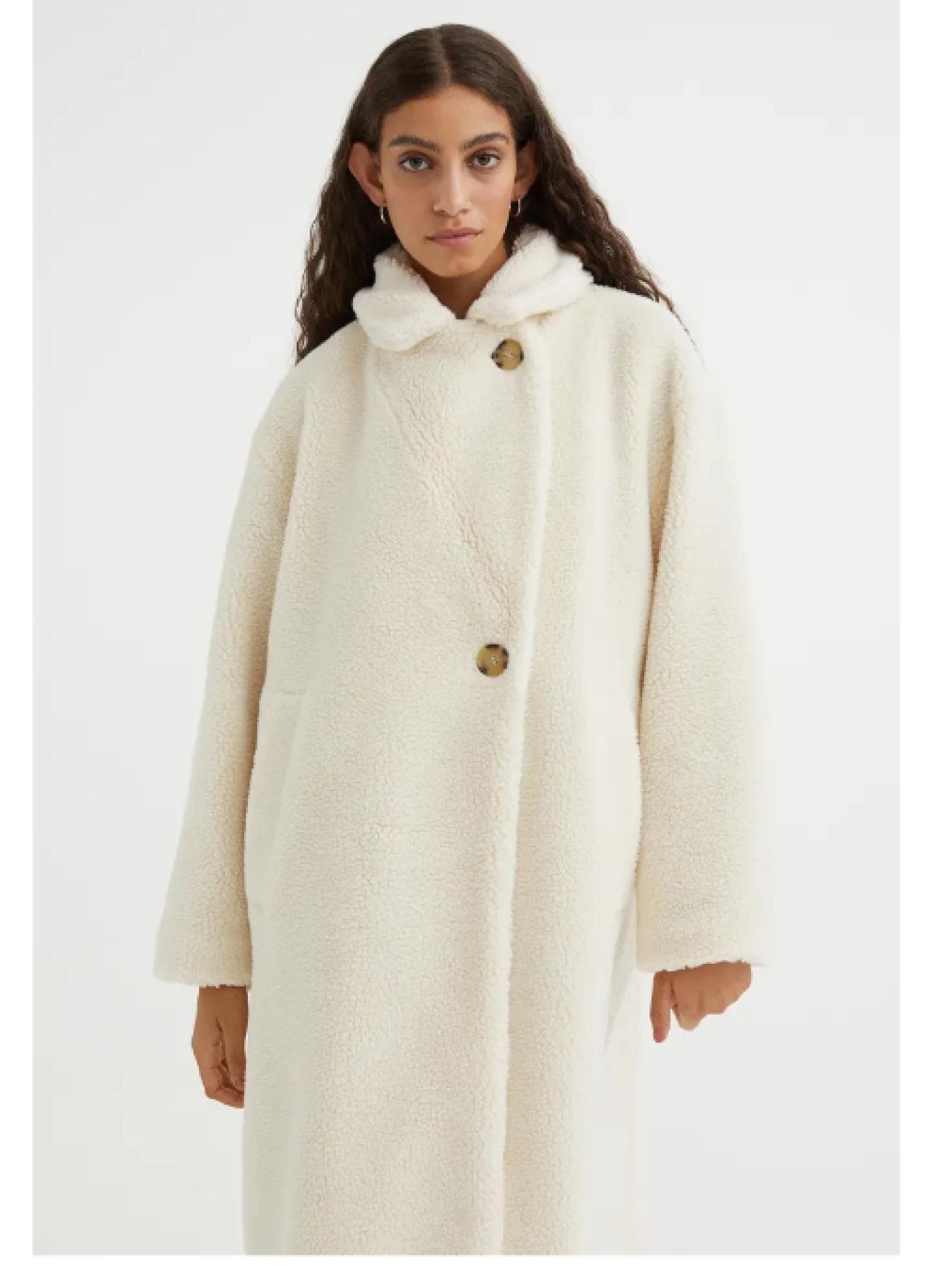 Teddy-Fell Mantel H&M