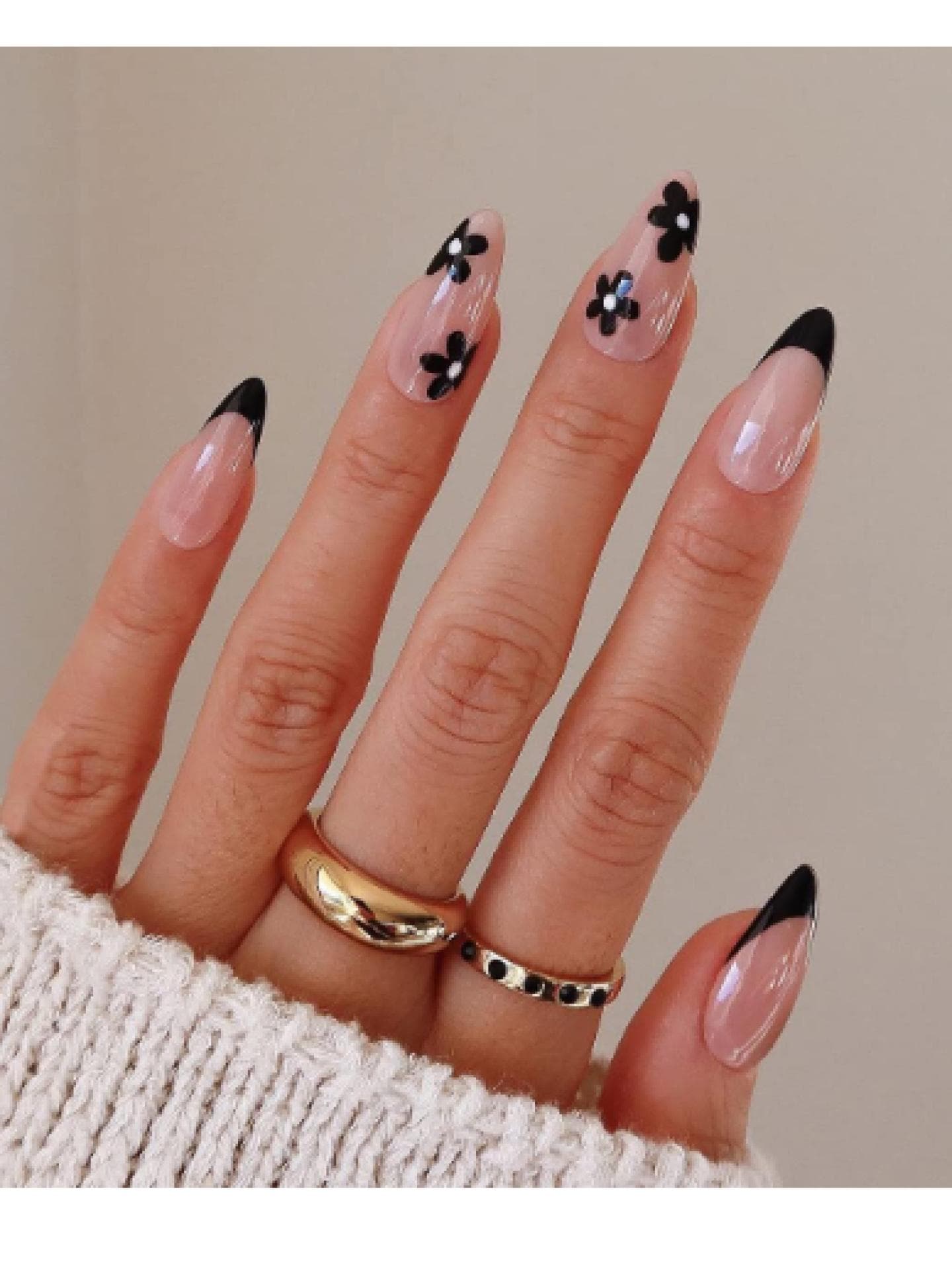 Justotry Press-on Nails Blumen