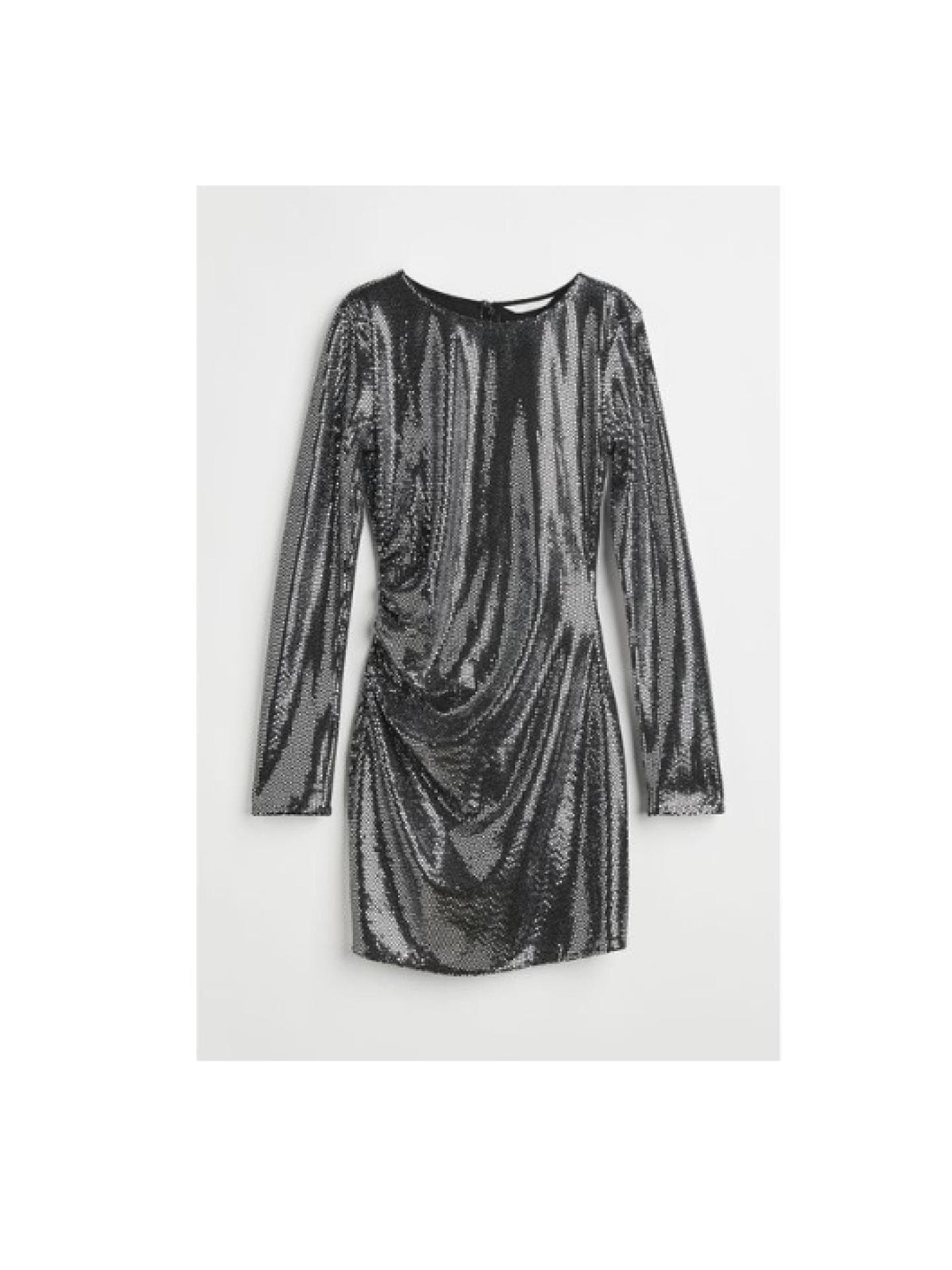 Silbernes Kleid