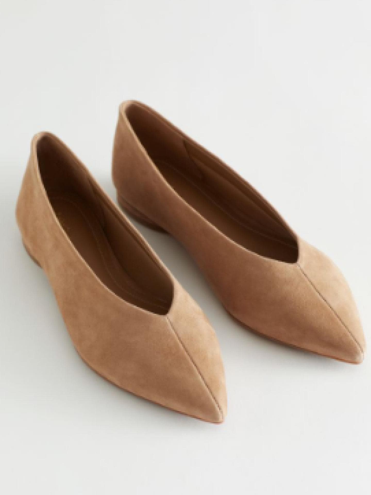 Ballerinas Veloursleder