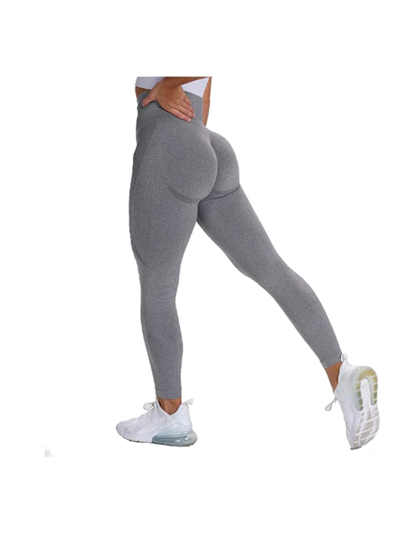 Graue Leggings