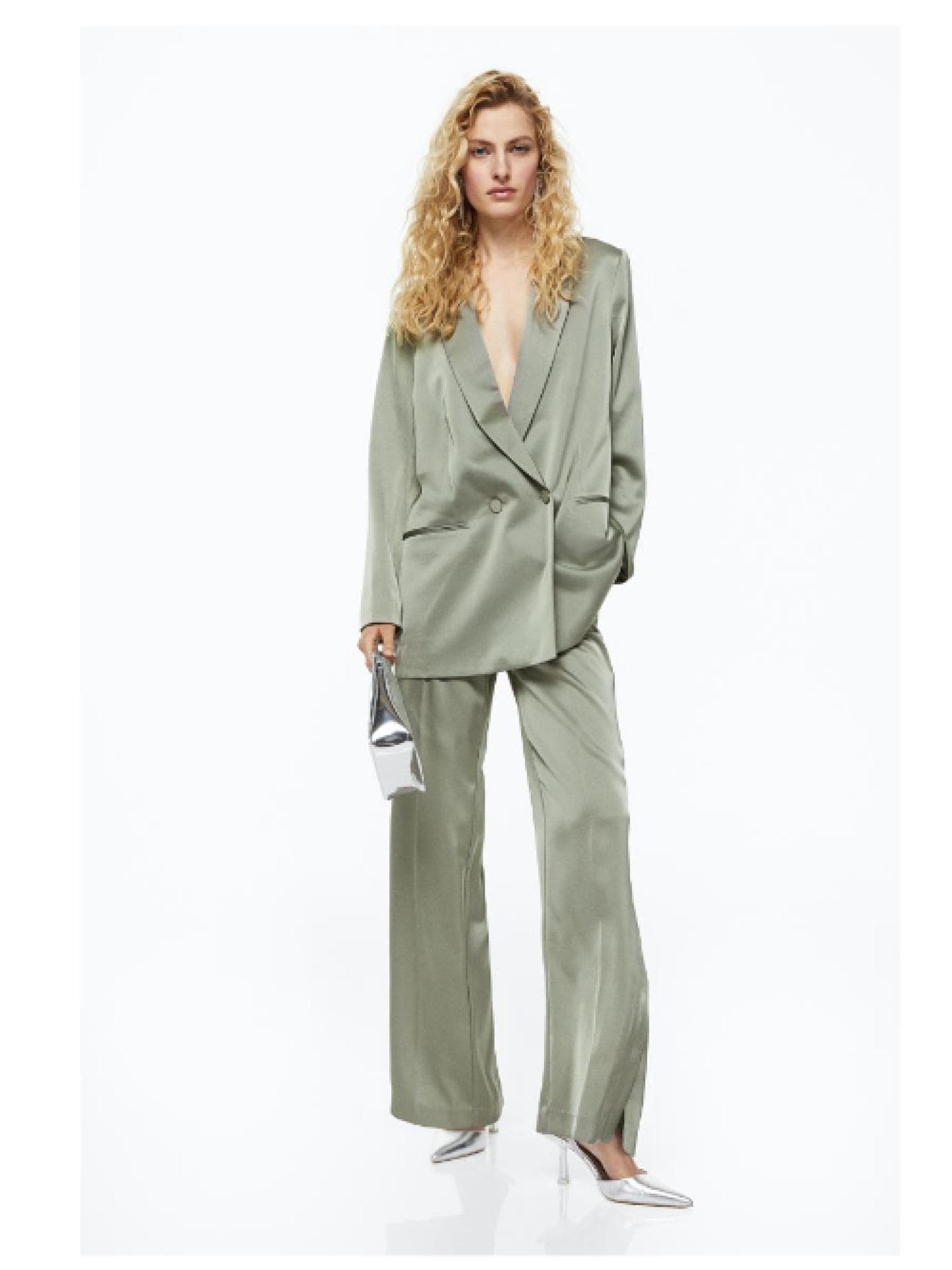 Hosenanzug Satin H&M