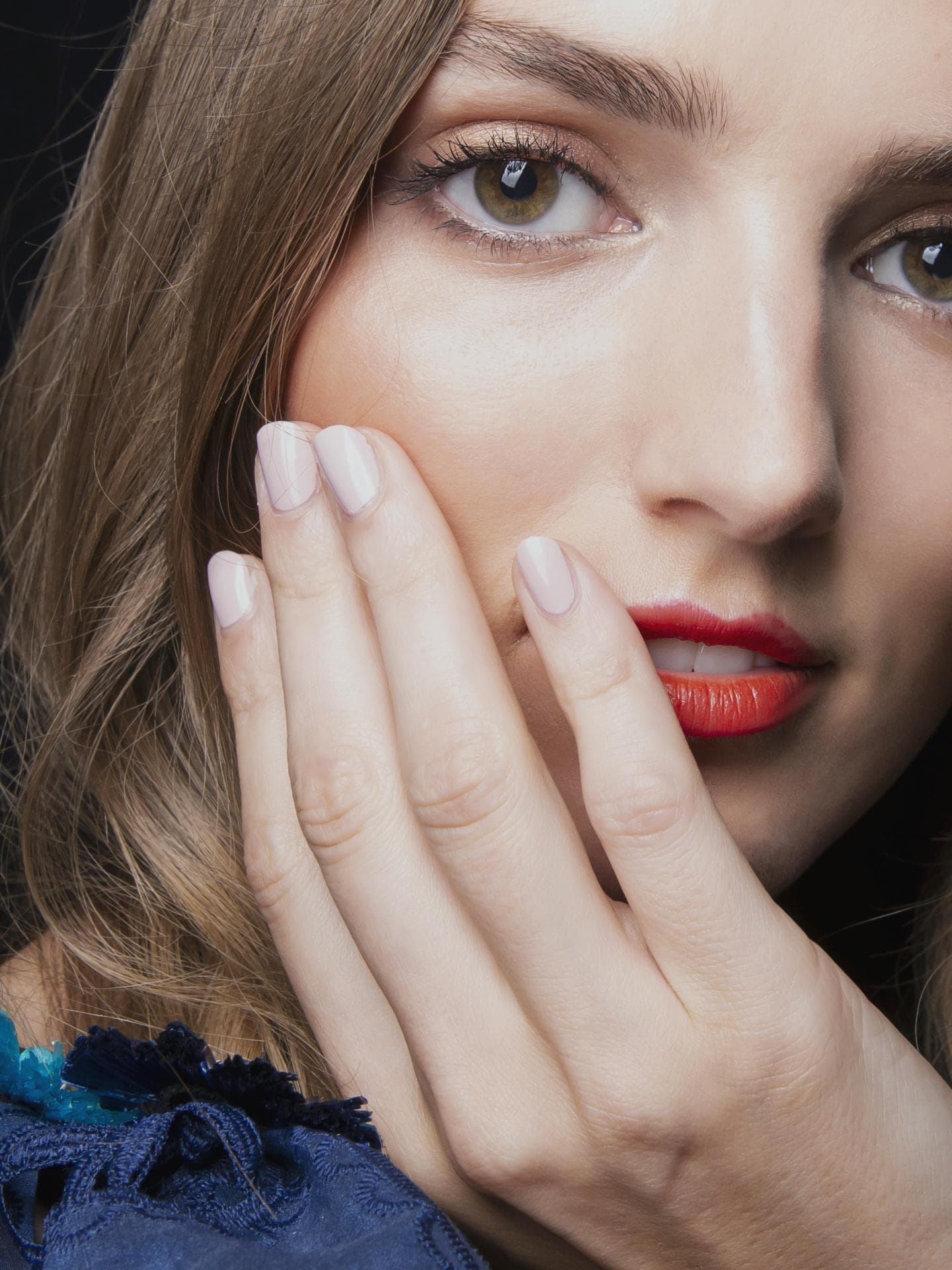 Milky Manicure Fingernägel