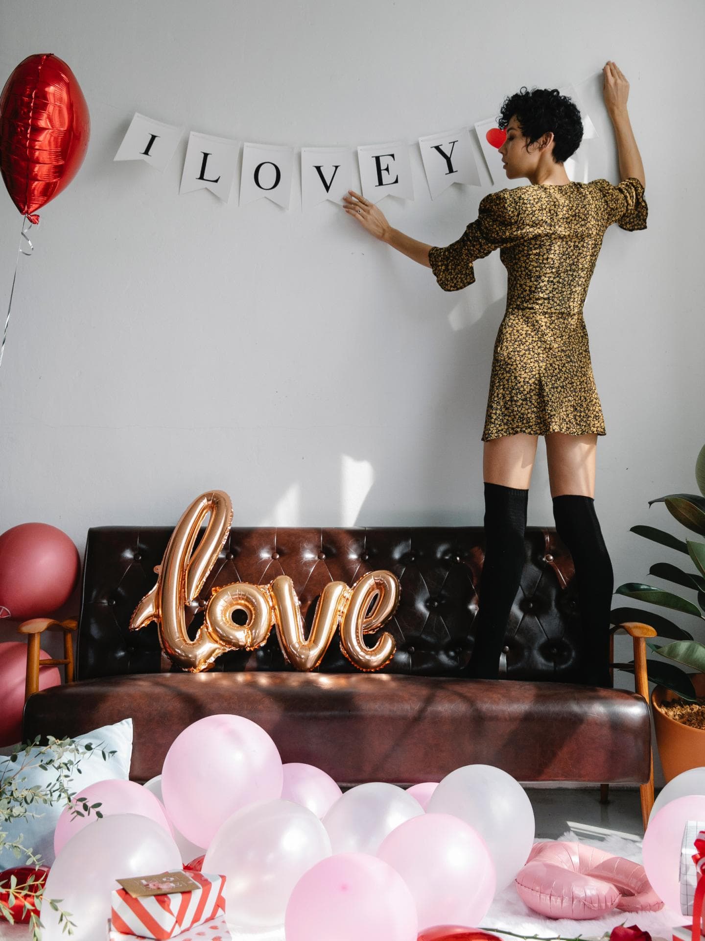 Valentinstag Dekoration