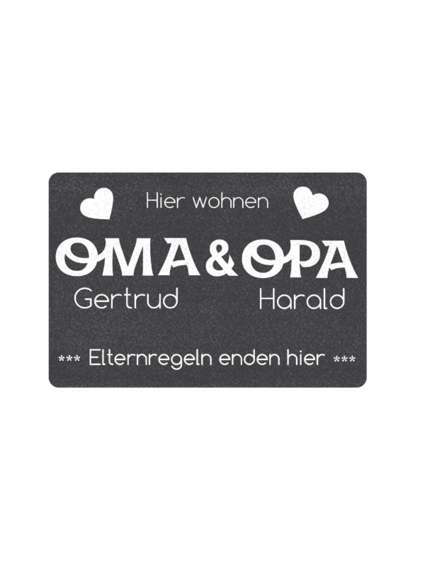 Fußmatte Oma und Opa