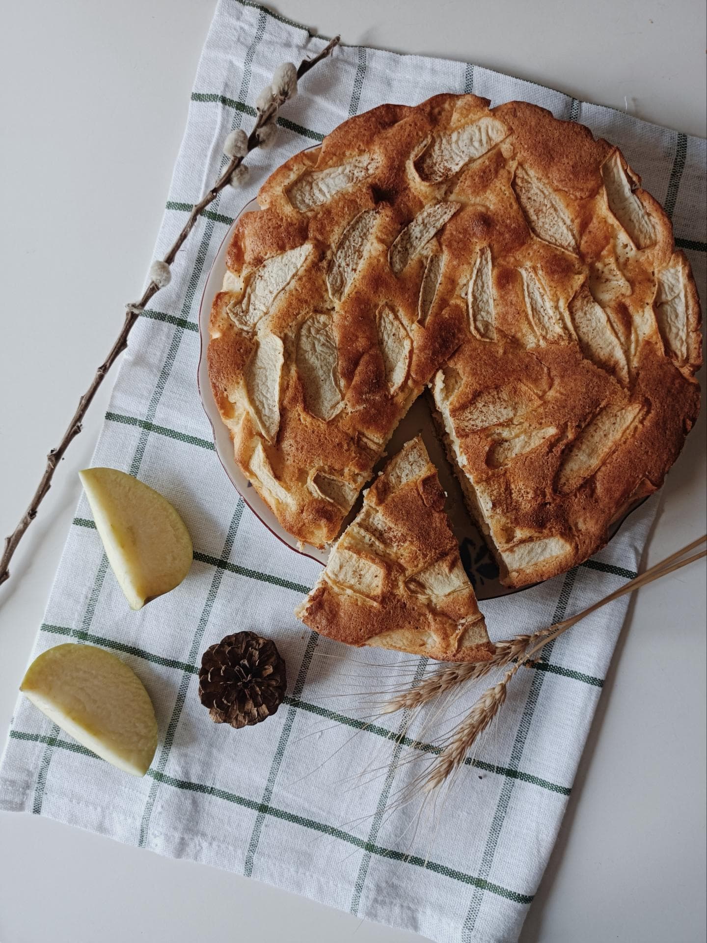 Zuckerfreier Apfelkuchen Zuckerfreier Apfelkuchen