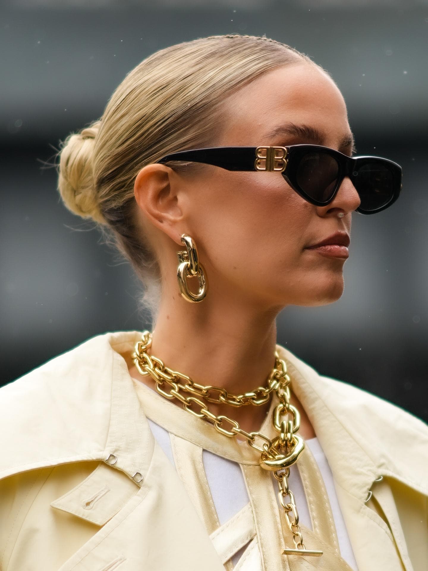 Slicked-back Ballerina Bun