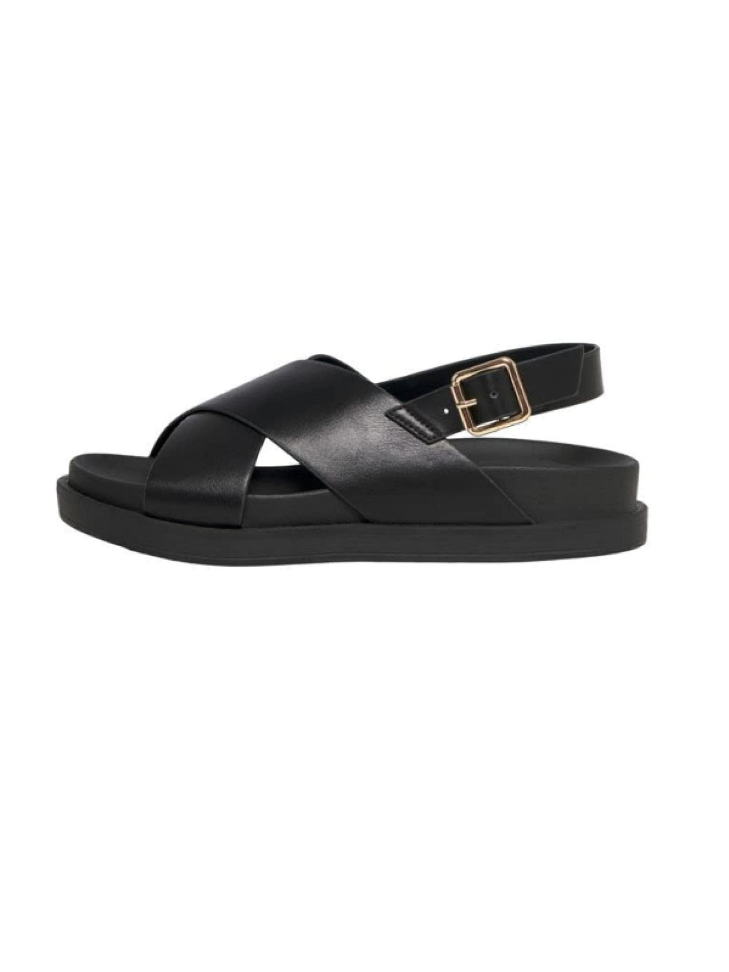 Schwarze Sandale