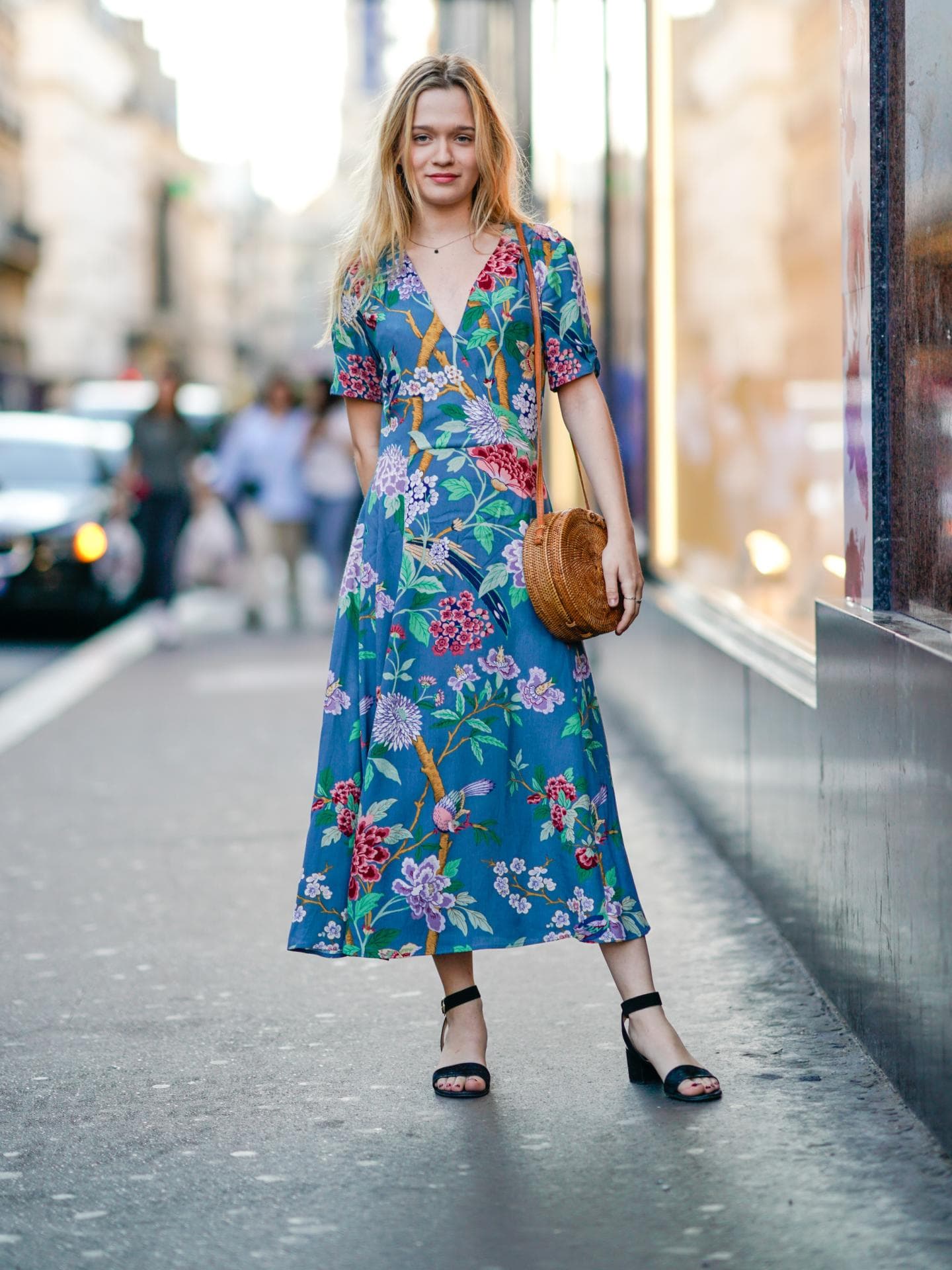 Streetstyle: Blumenkleid