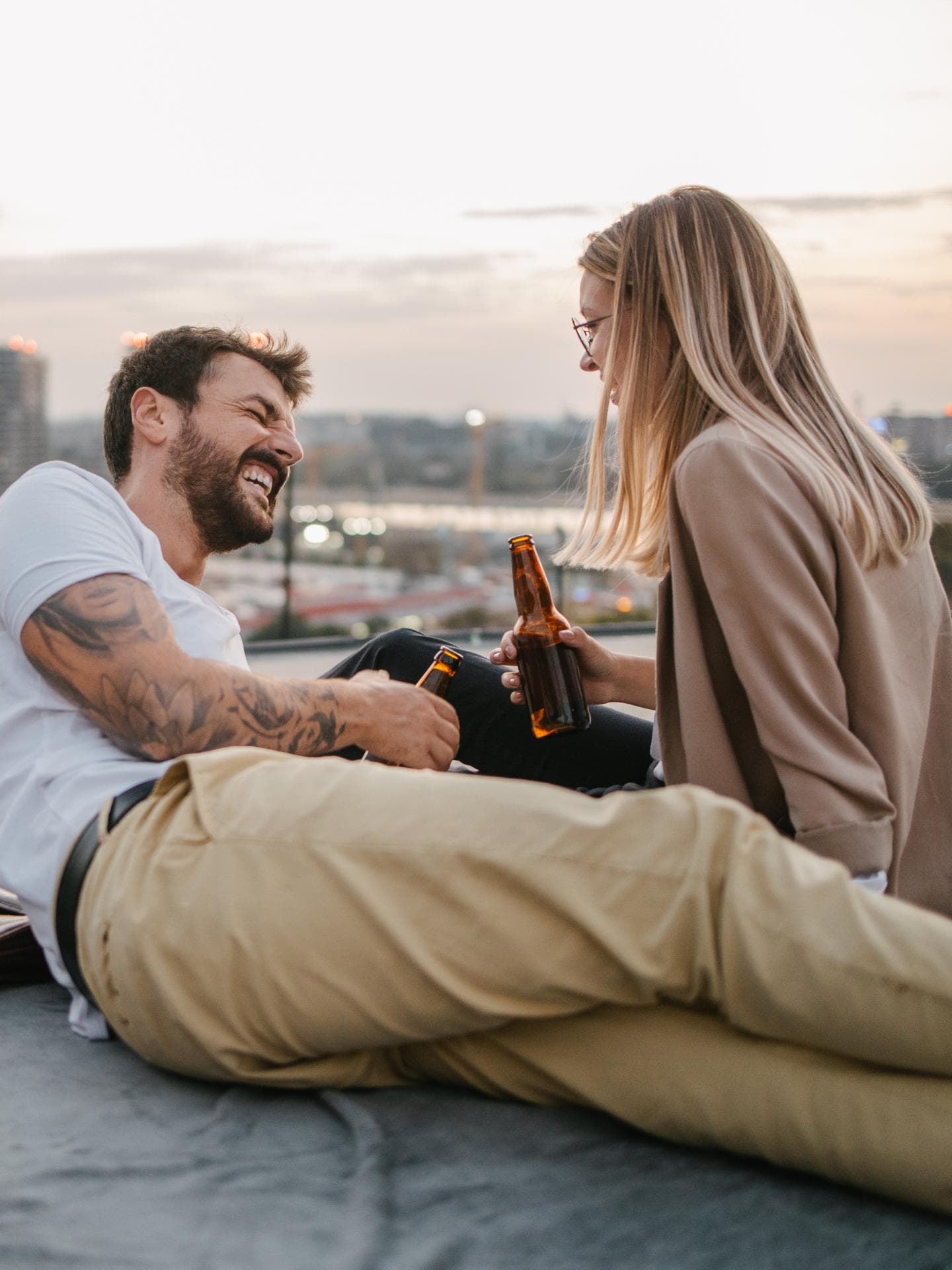 Paar bei einem Date