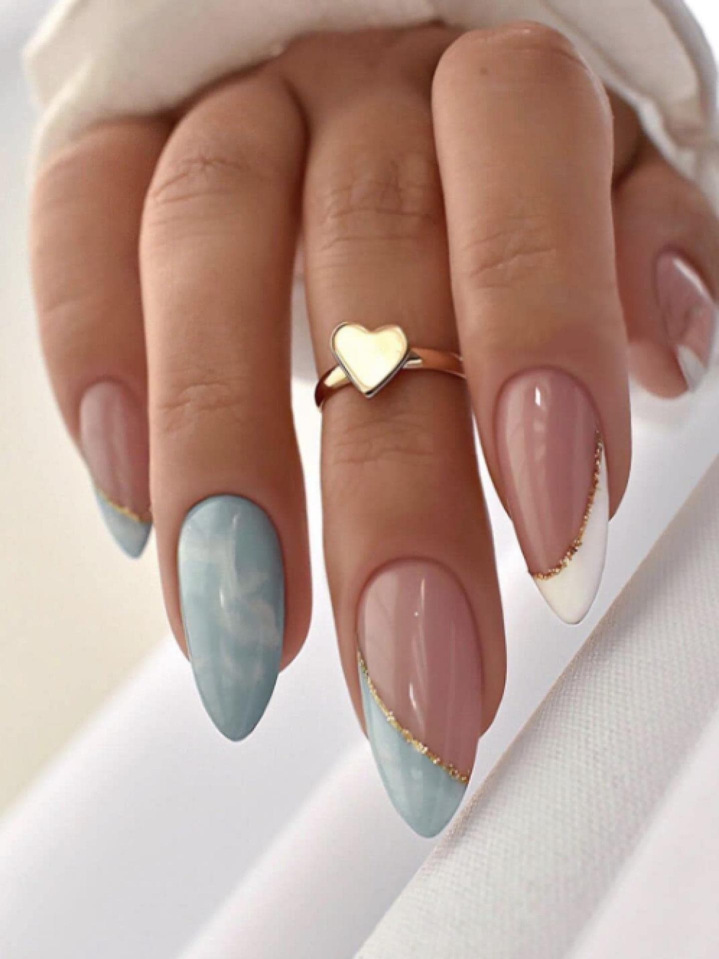 Press on Nails Marble