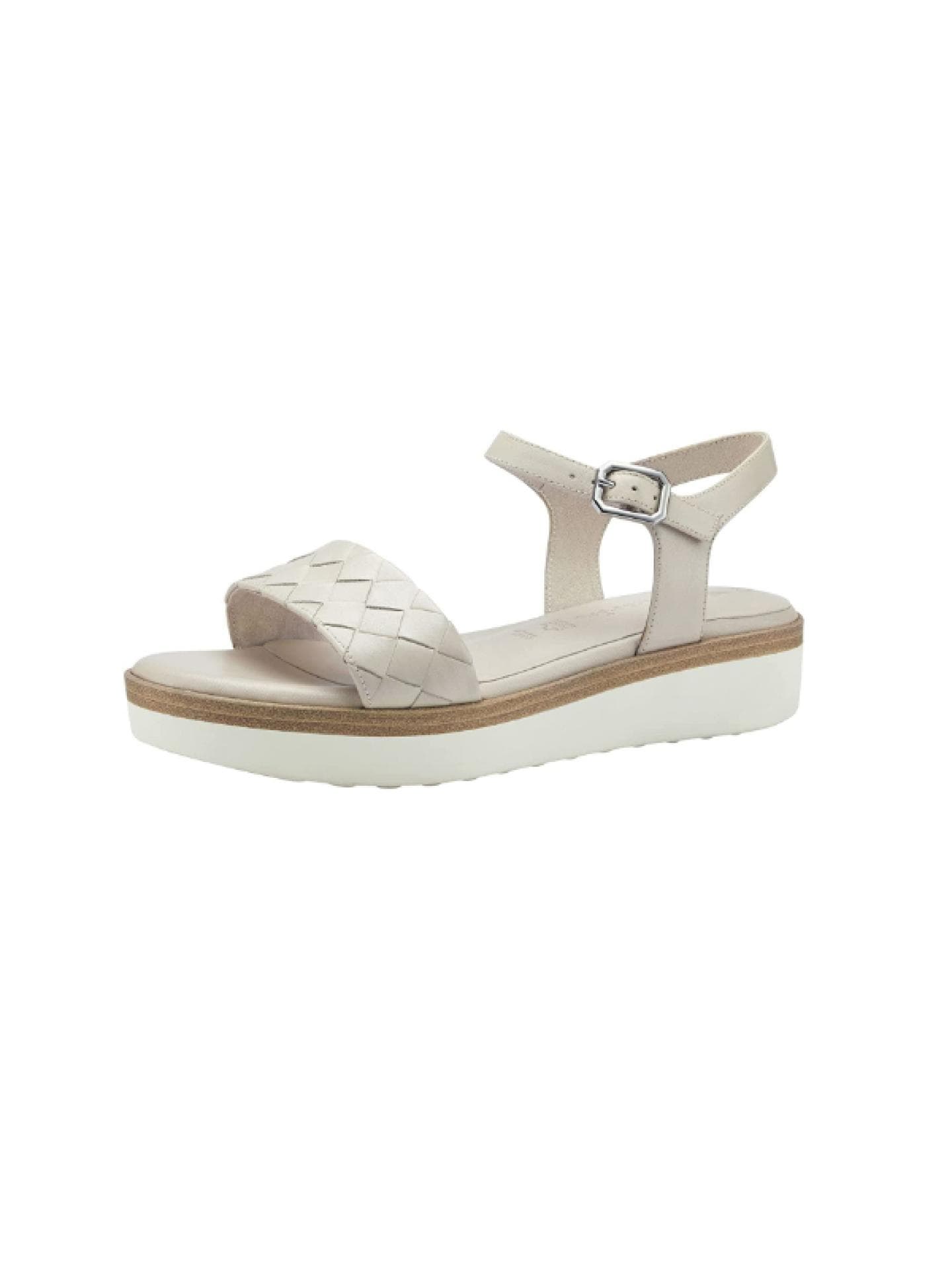 Weiße Sandalen