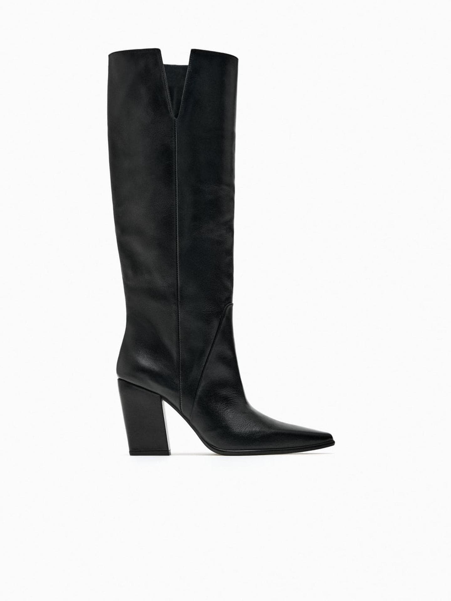 Schwarze Stiefel von Zara 
