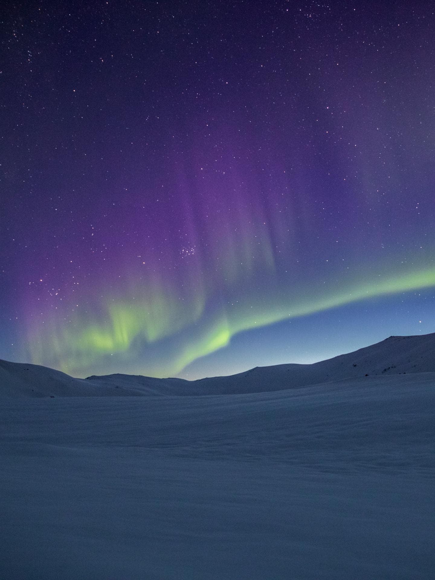 Astro Sternzeichen Winter Polarlichter