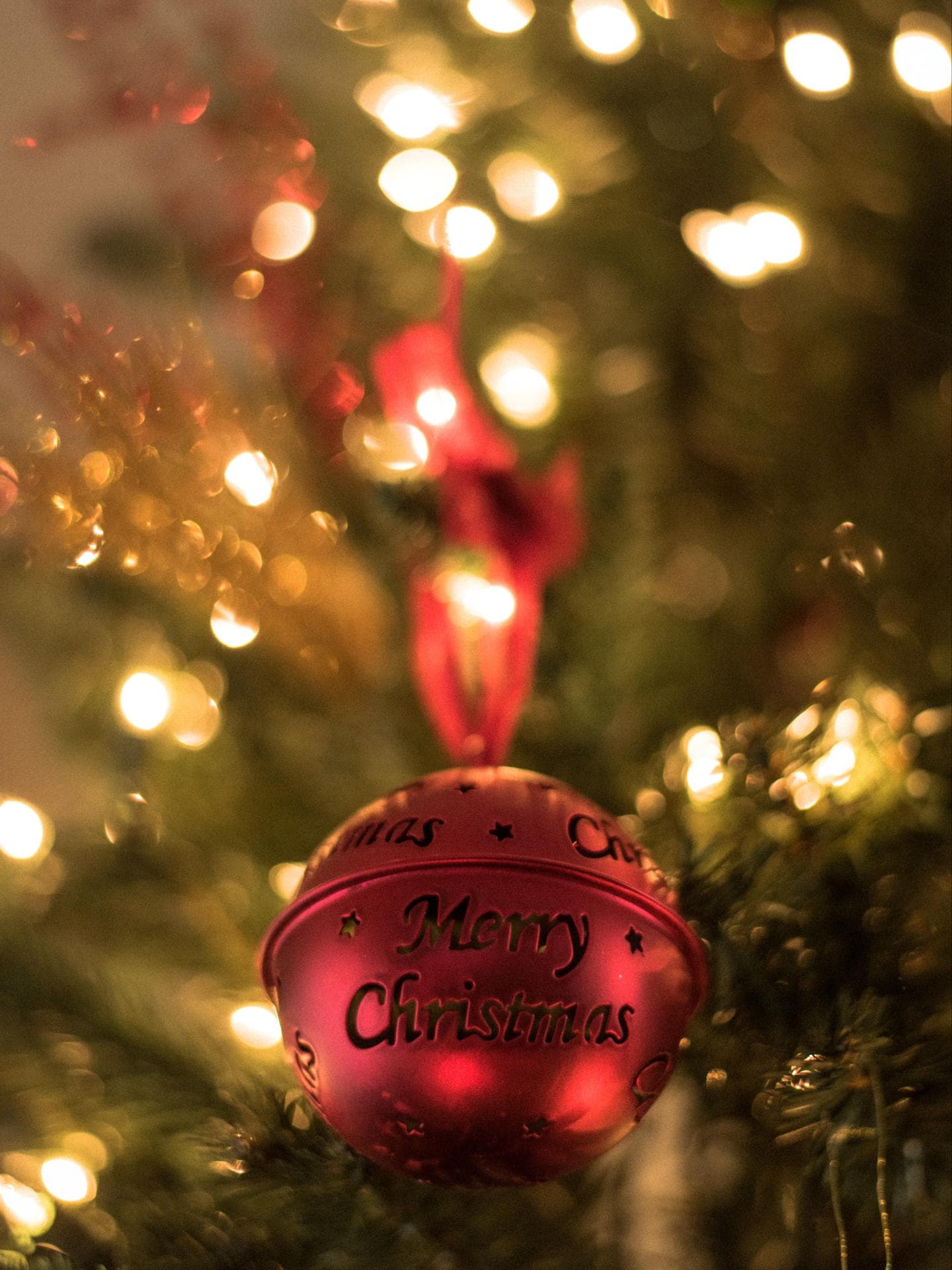 Horoskop Glück Weihnachtswochenende Christbaumkugel "Merry Christmas"