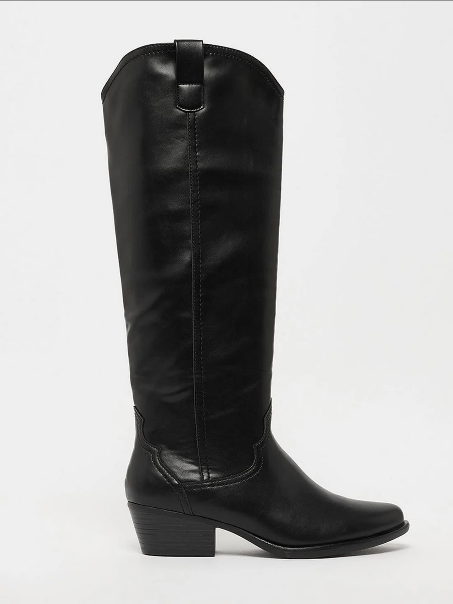schwarze Cowboyboots mit Absatz von Onygo