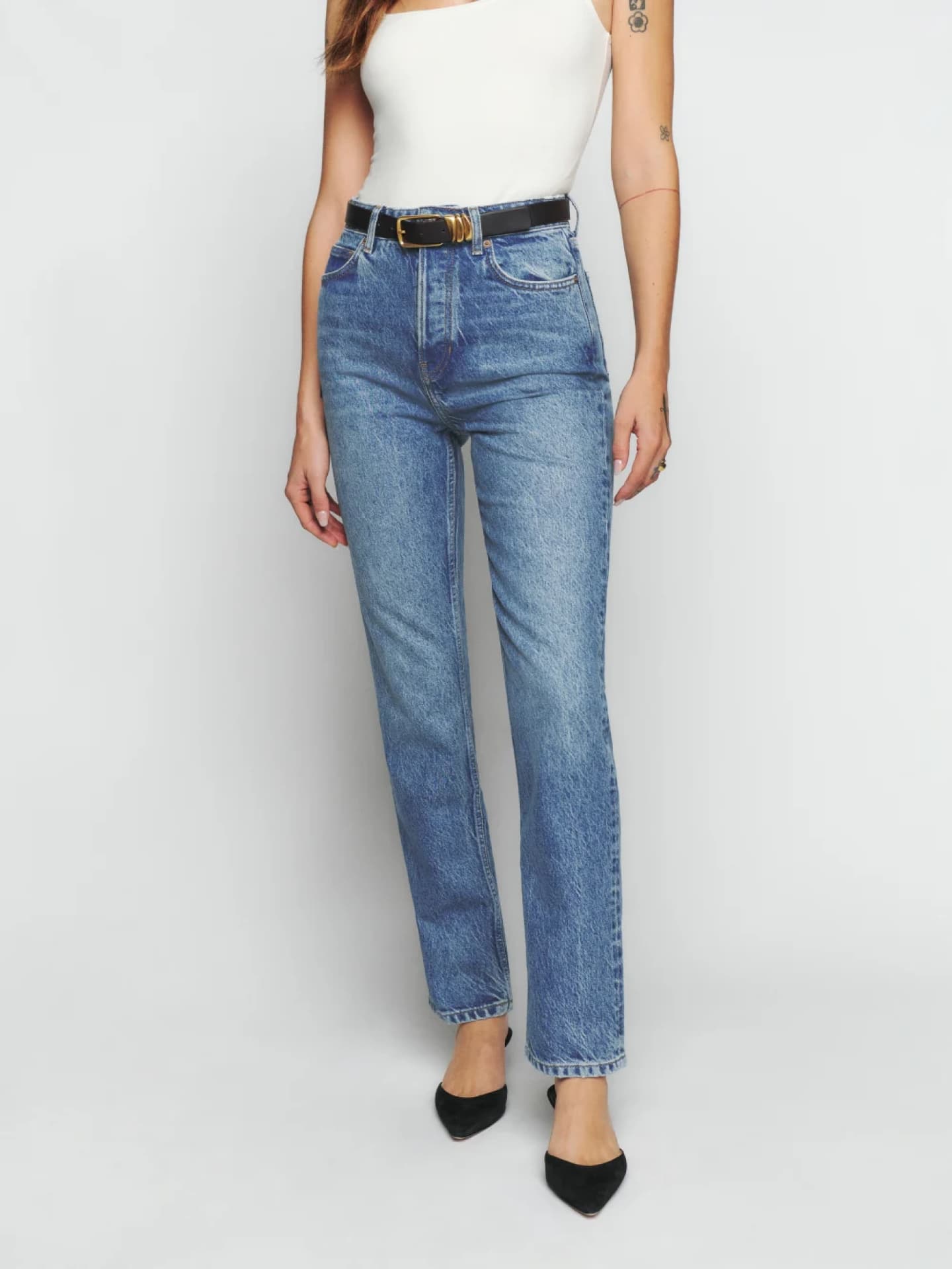 Cynthia High Jeans von Reformation