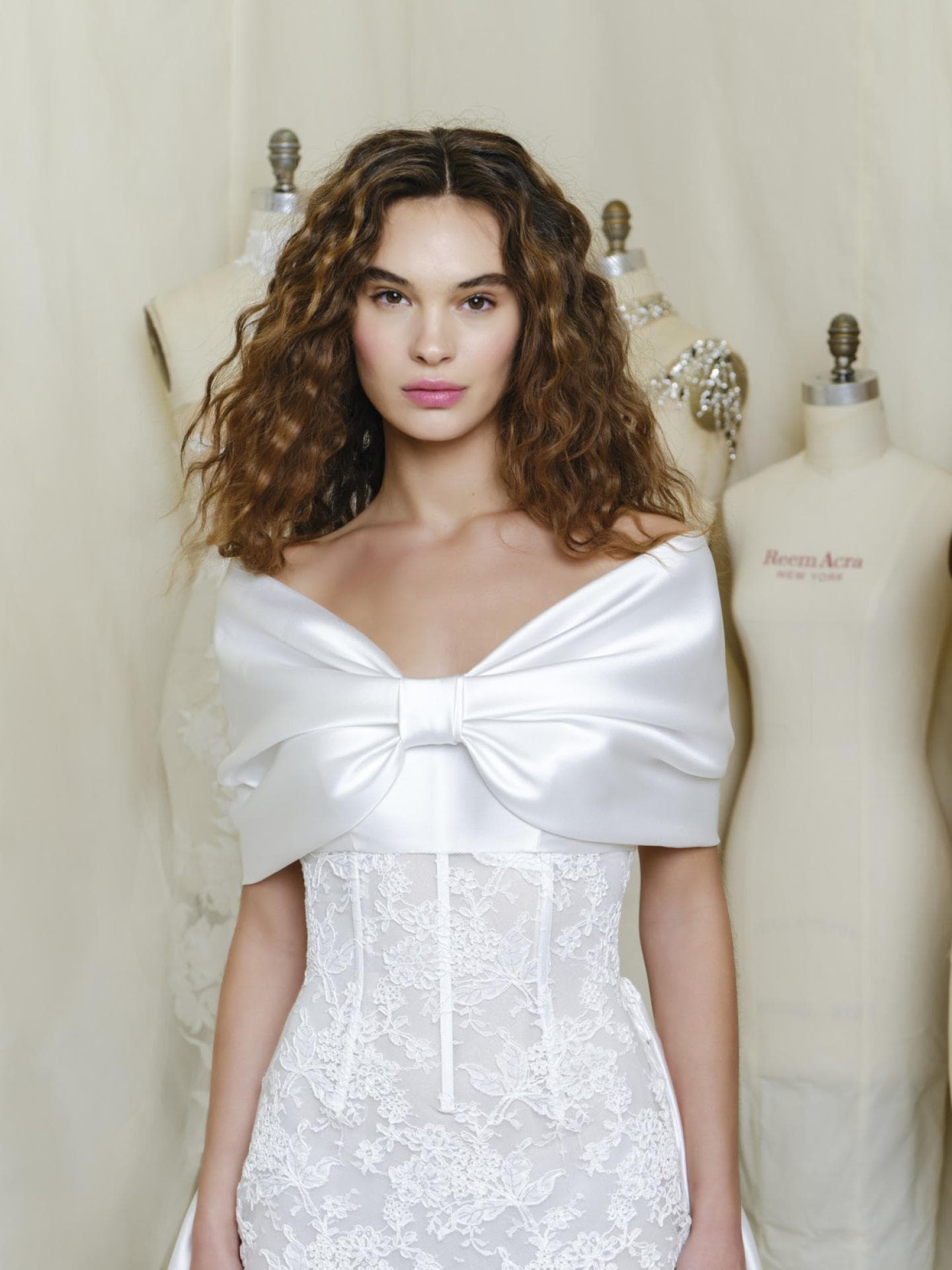 Braut mit Locken