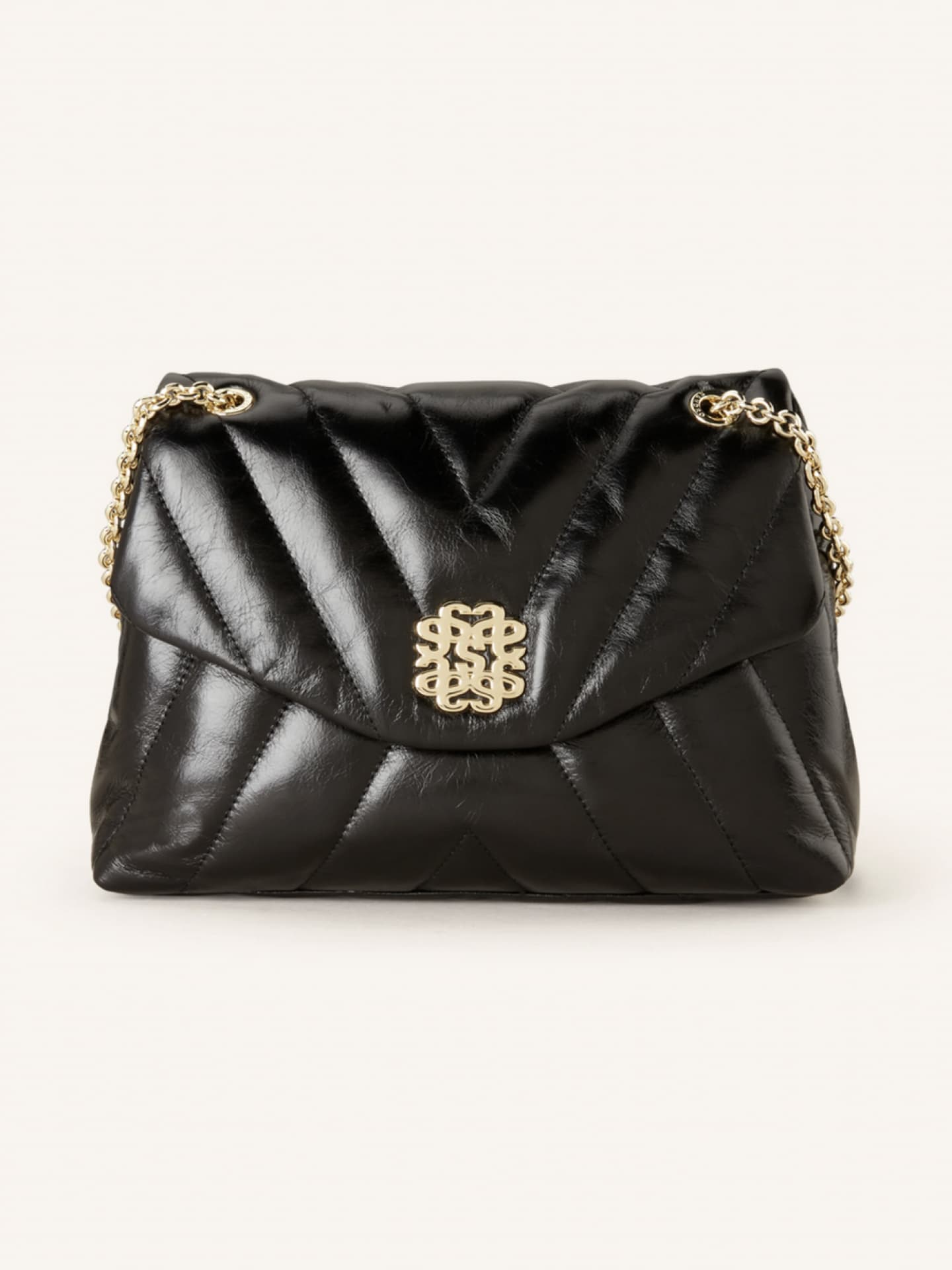 Schwarze Tasche mit Steppmuster von Sandro Paris
