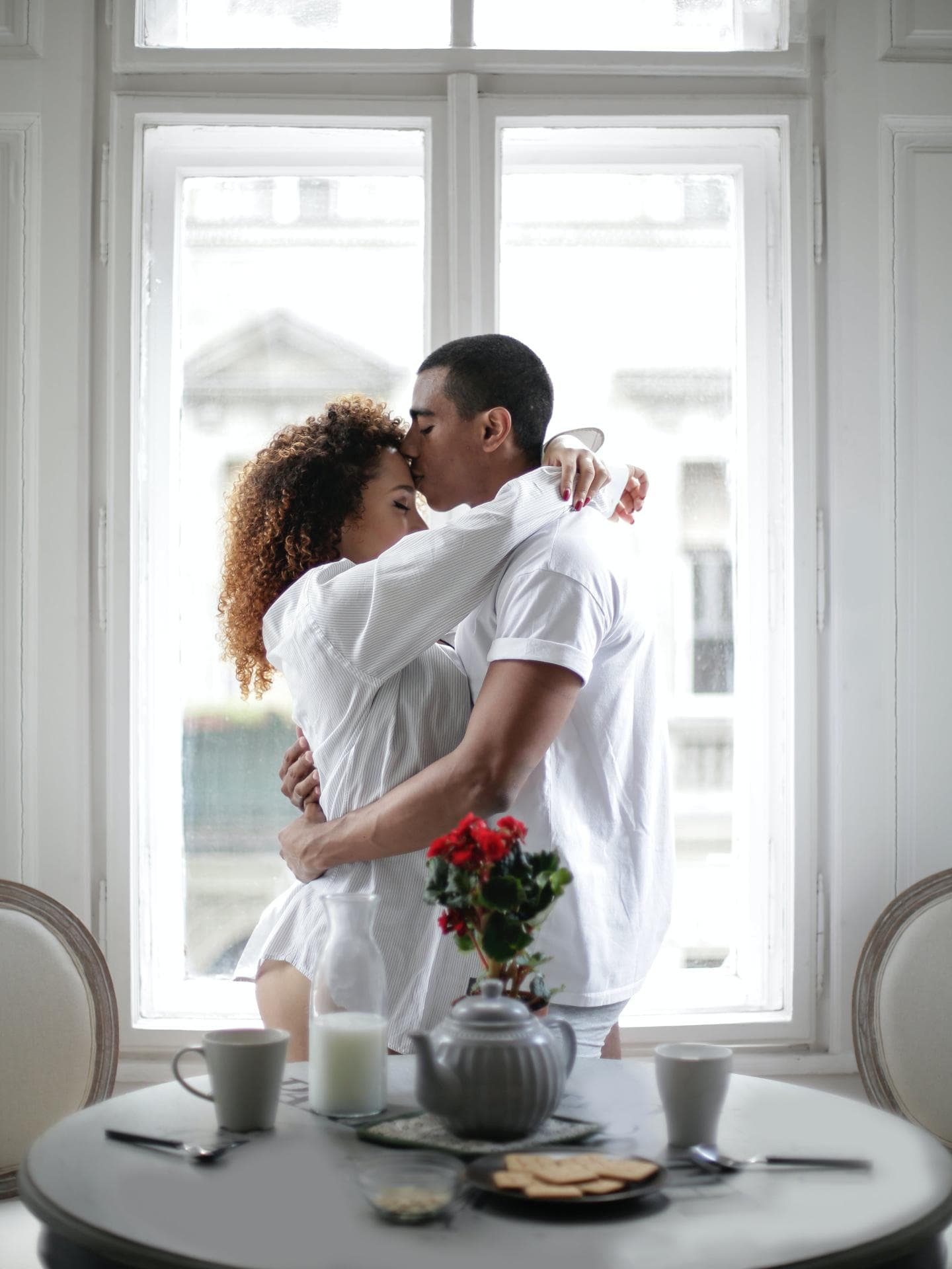 Valentinstag Studie Paar umarmt sich