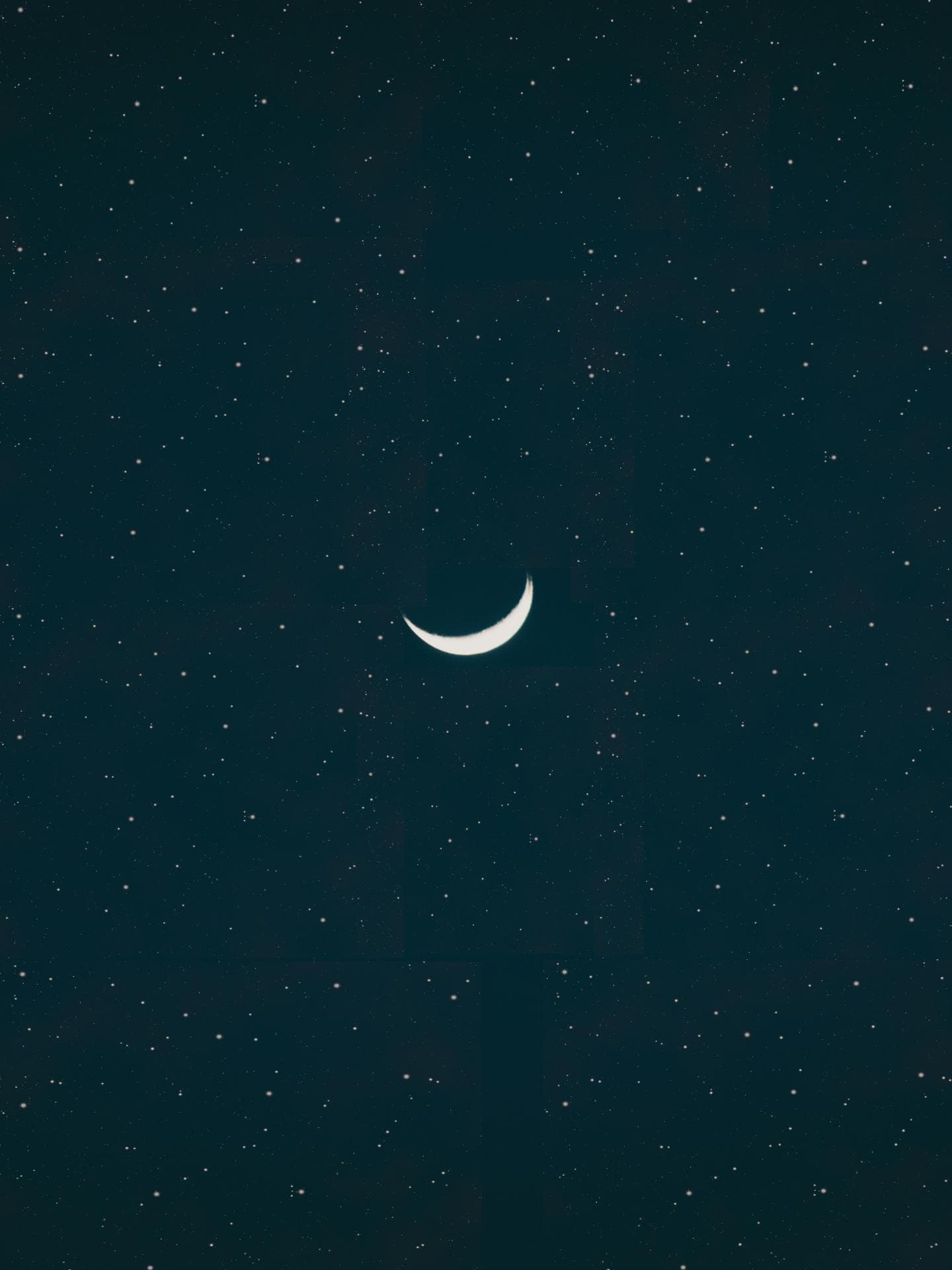 Mond am Himmel