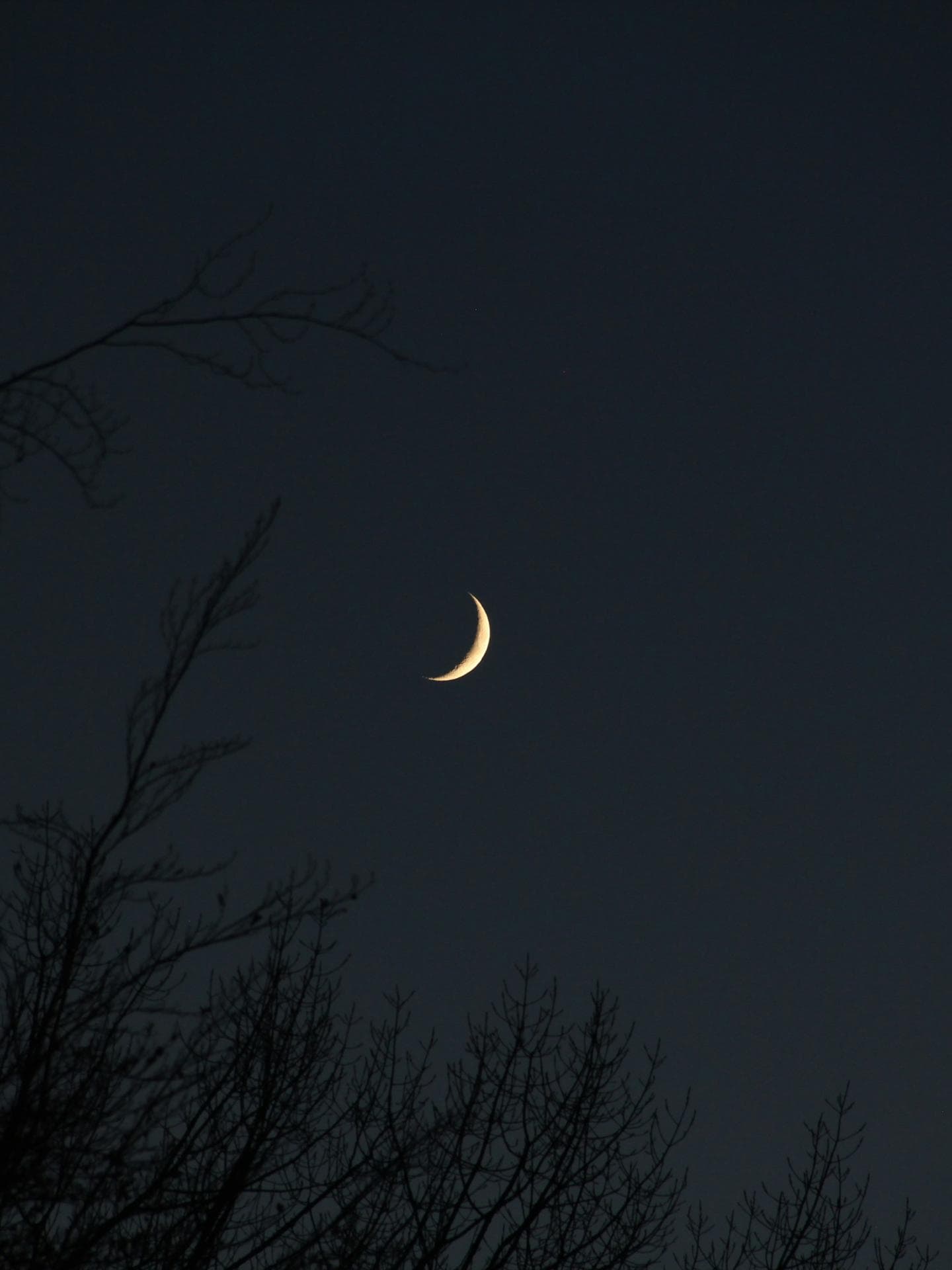 Mond am Nachthimmel