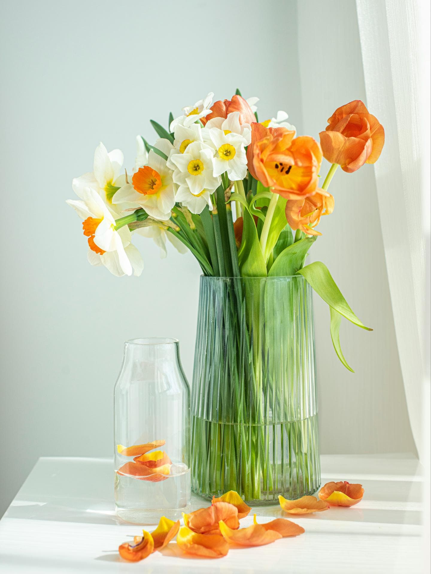 Verwelkender Blumenstrauß