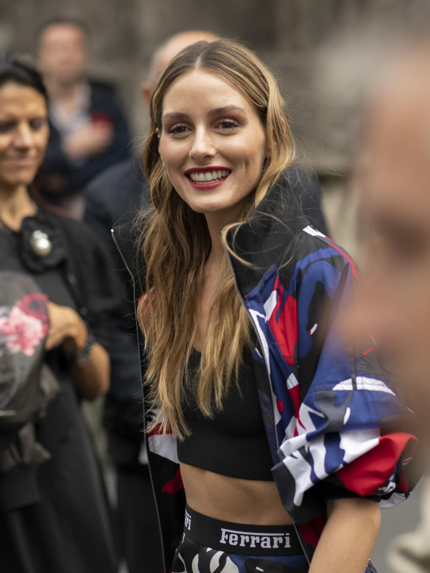 Olivia Palermo mit blondem Haar