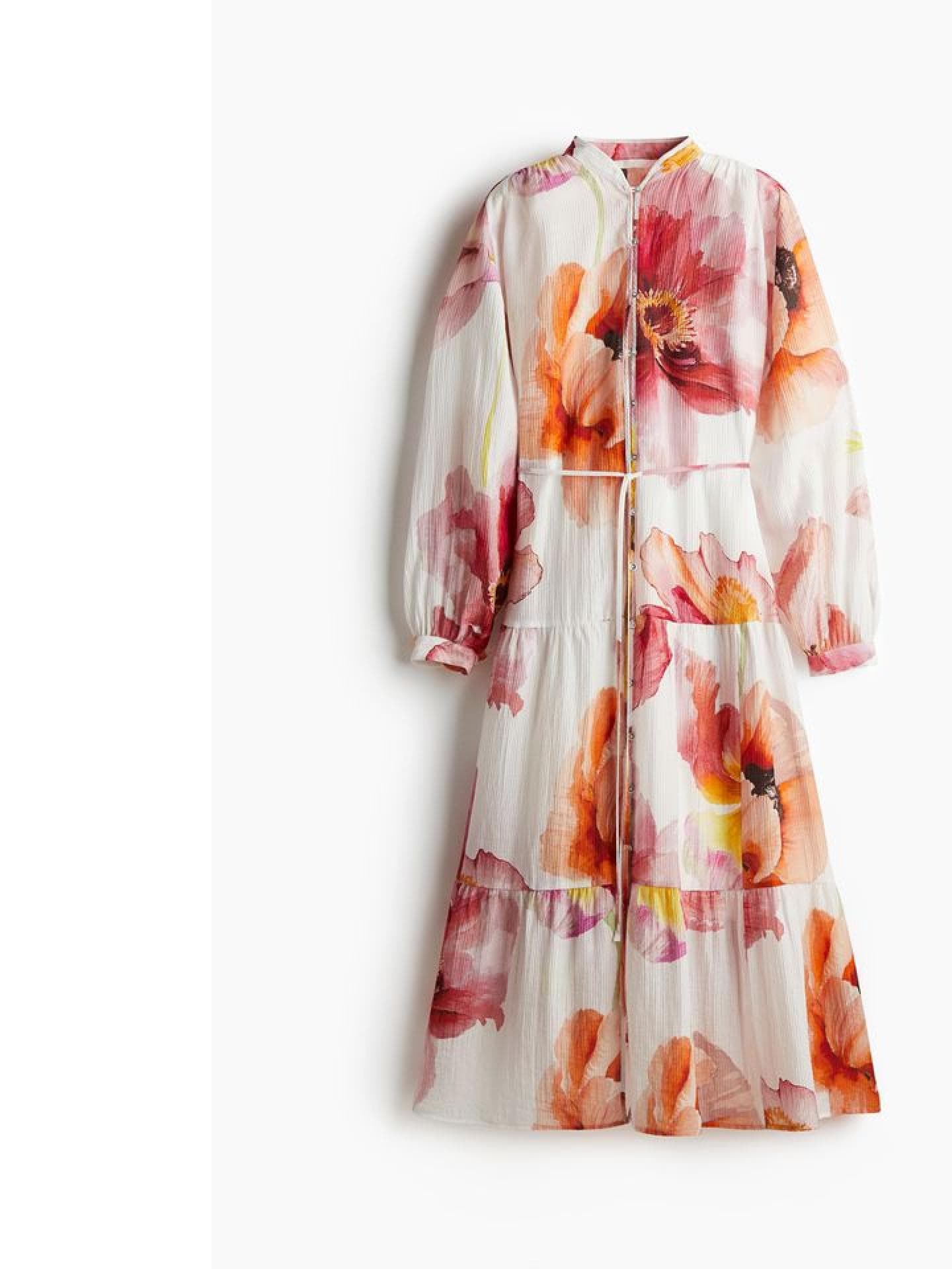 Oversized Kleid aus Crinklestoff
