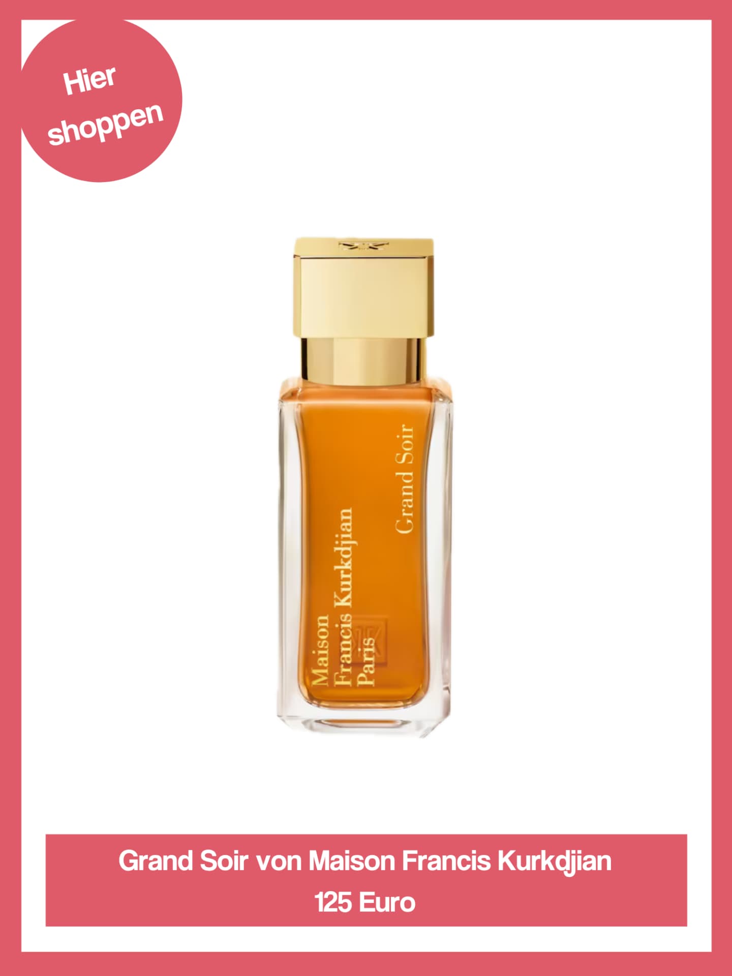 Flakon des Grand Soir von Maison Francis Kurkdjian.