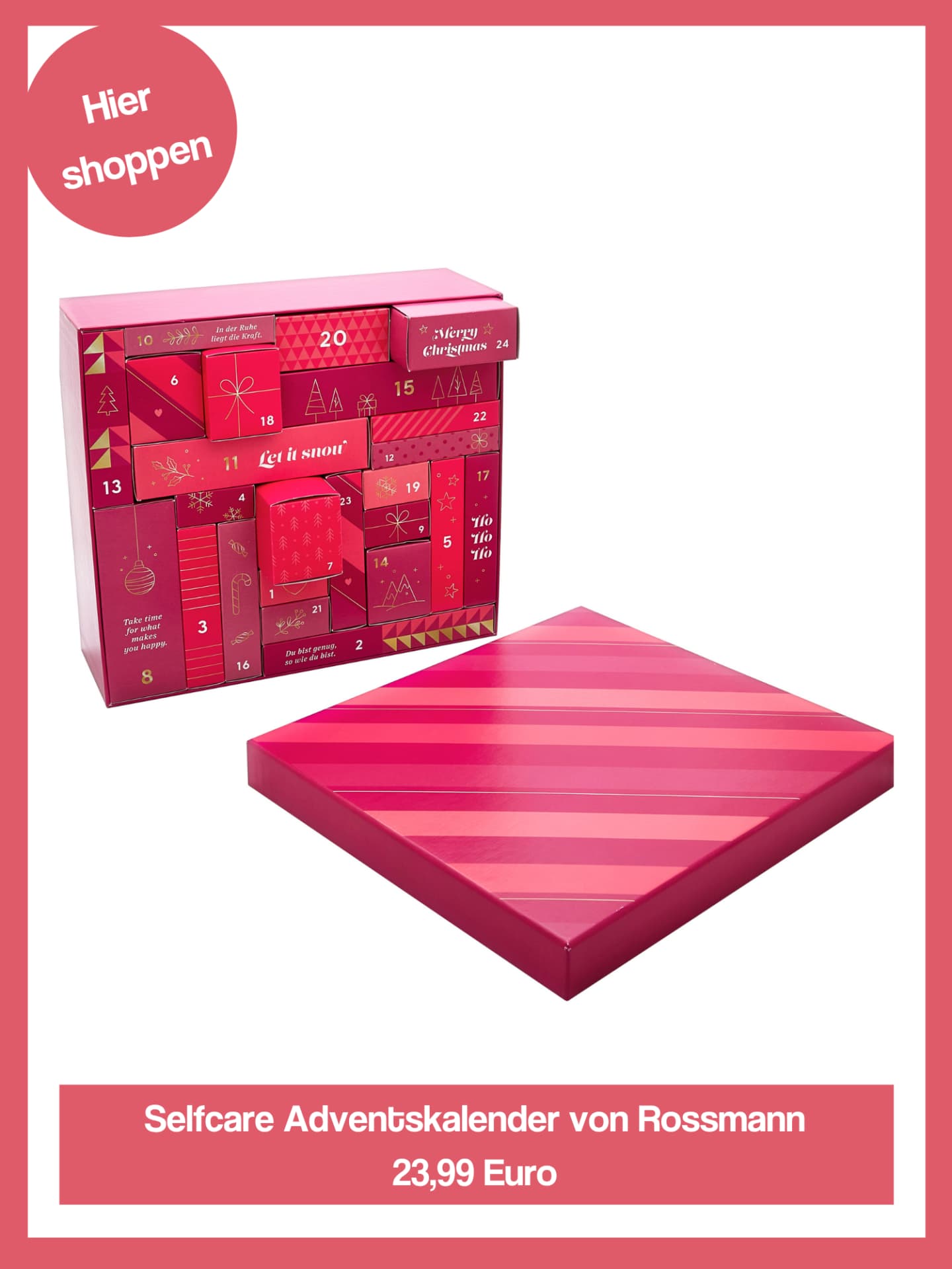 Selfcare Adventskalender Rossmann Selfcare Adventskalender Rossmann