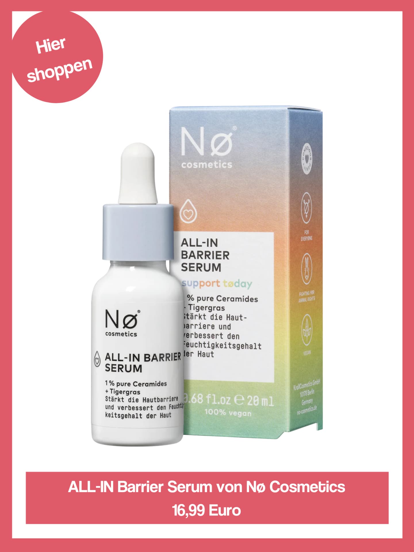 ALL-IN Barrier Serum von Nø Cosmetics