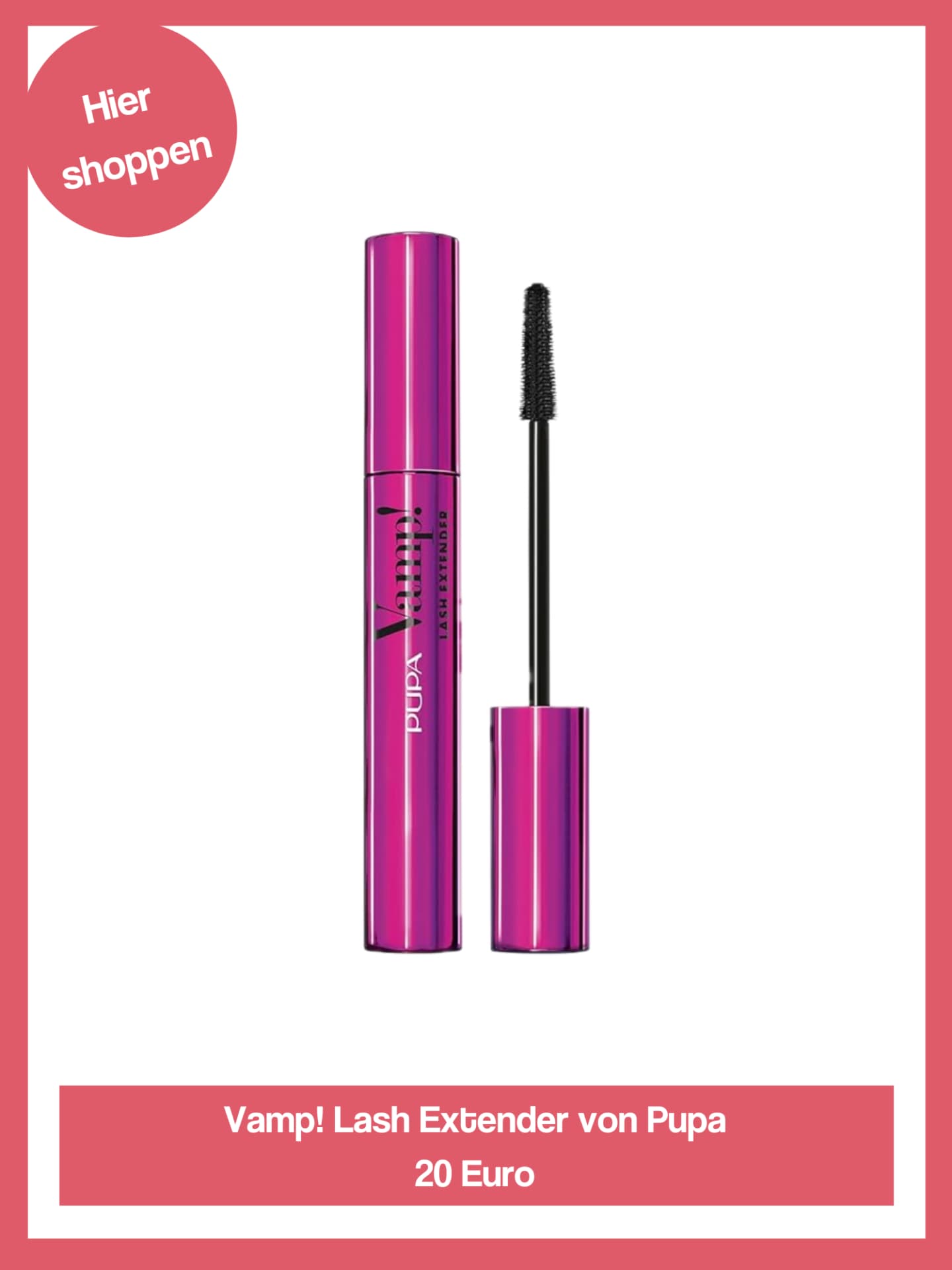 Die Vamp! Lash Extender Mascara von Pupa
