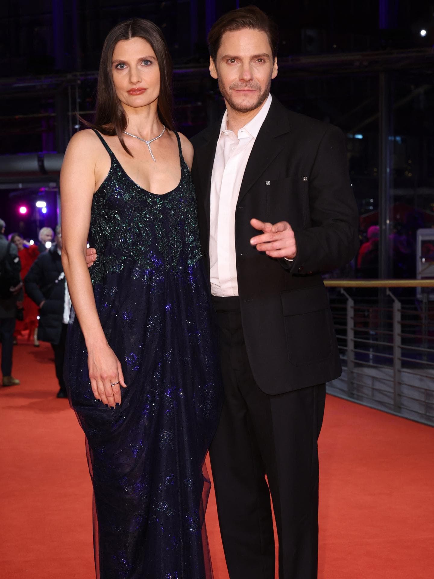 Felicitas Rombold und Daniel Brühl in eleganter Abendkleidung Felicitas Rombold und Daniel Brühl