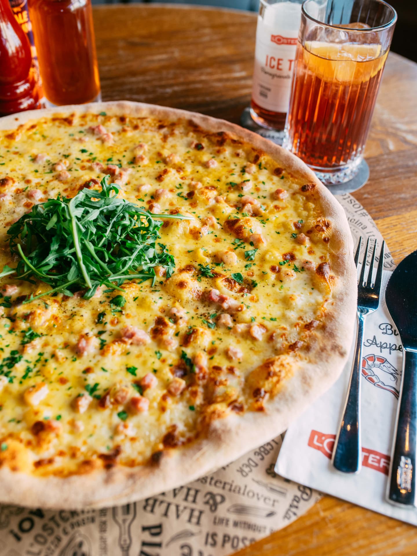 Pizza Carbonara L'Osteria