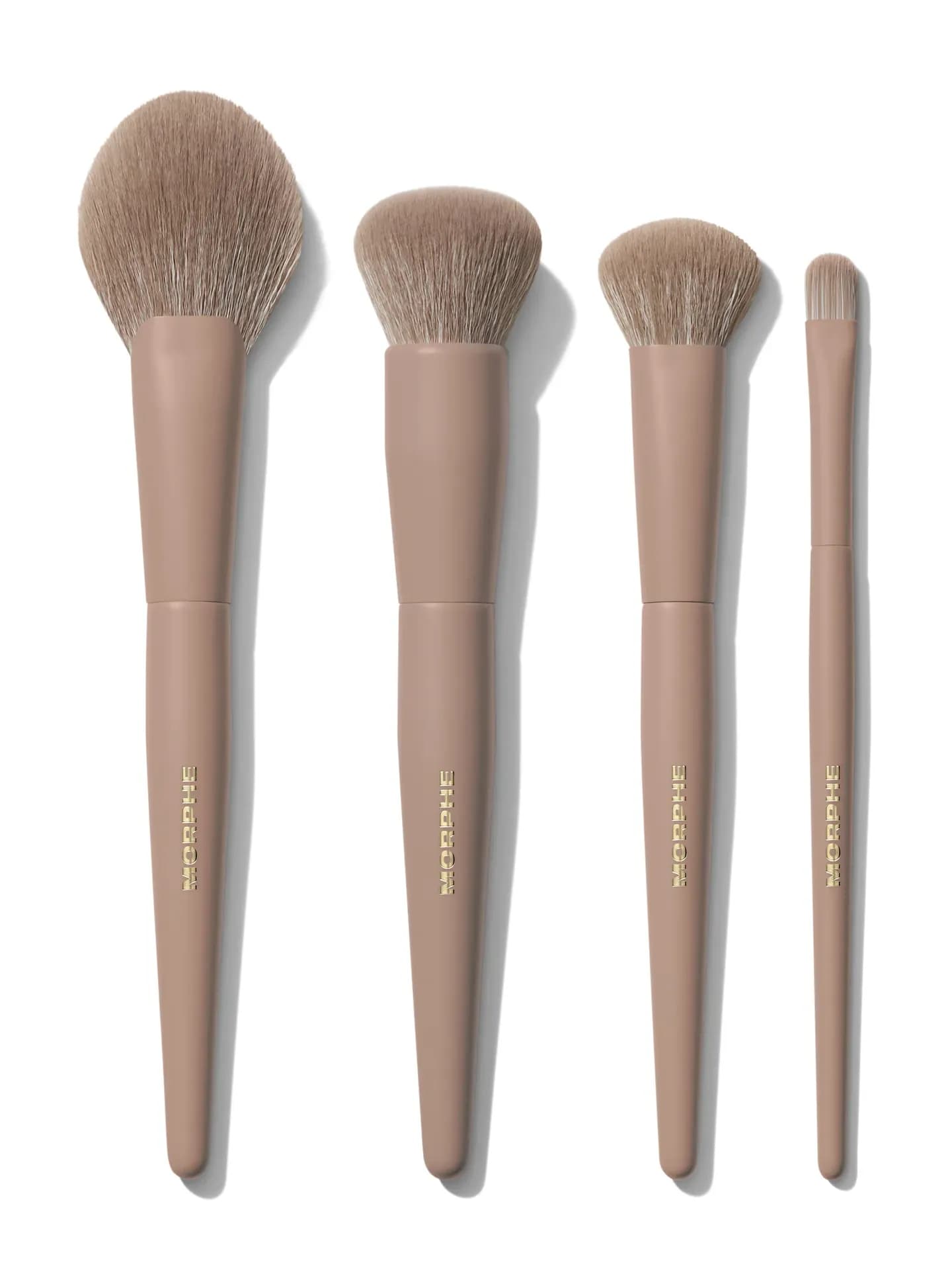 In diesem Coffee-Ton sehen die Pinsel von Morphe einfach toll aus. Schmink Pinsel von Morphe